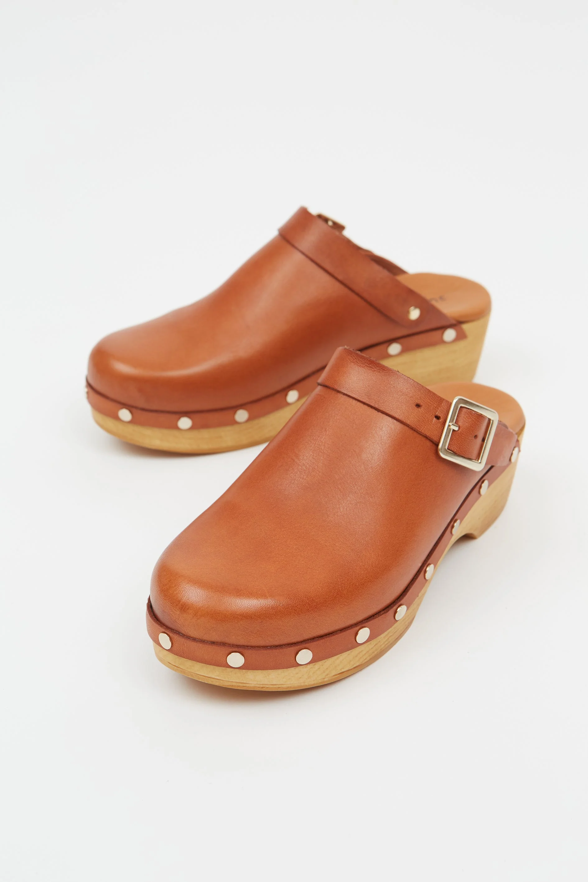 Clogs Cognac