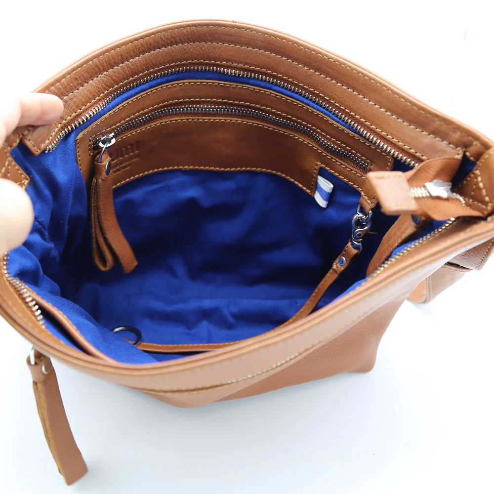 Eevi Soft Large Work Tote Cognac