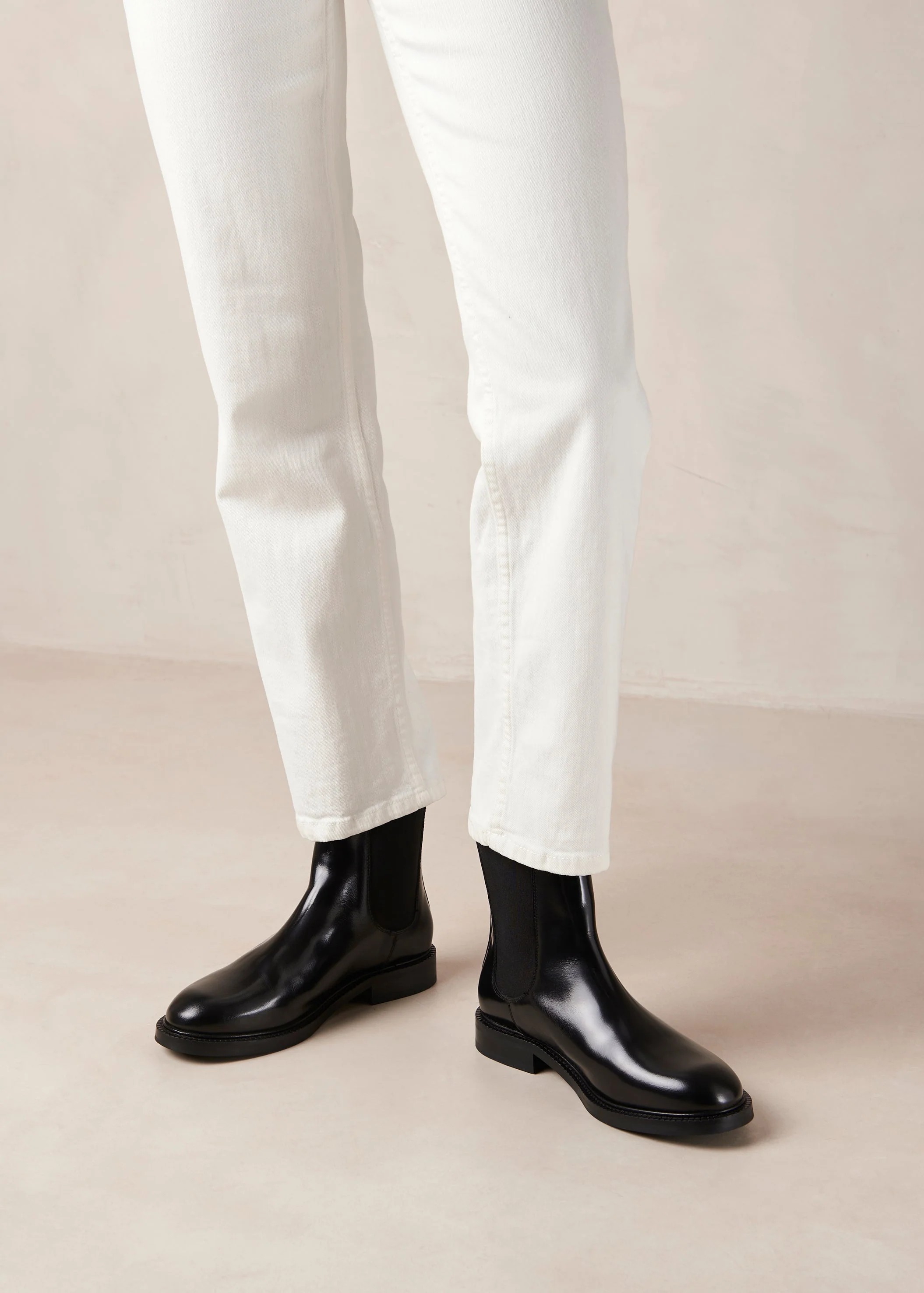 Lanz Leather Ankle Boots Black