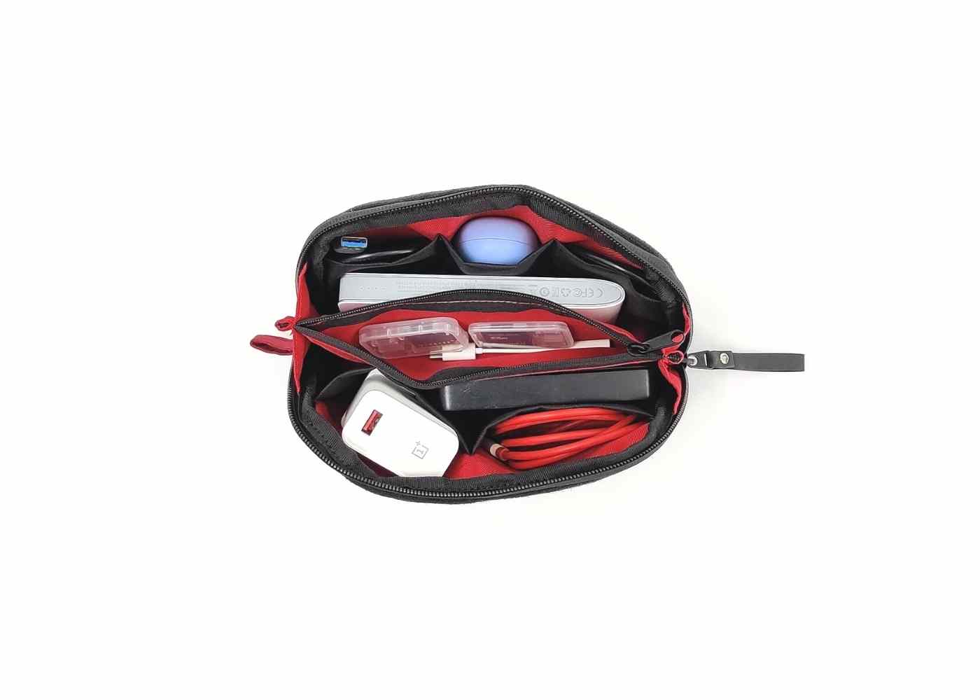 Accessory & Tech Pouch in Black