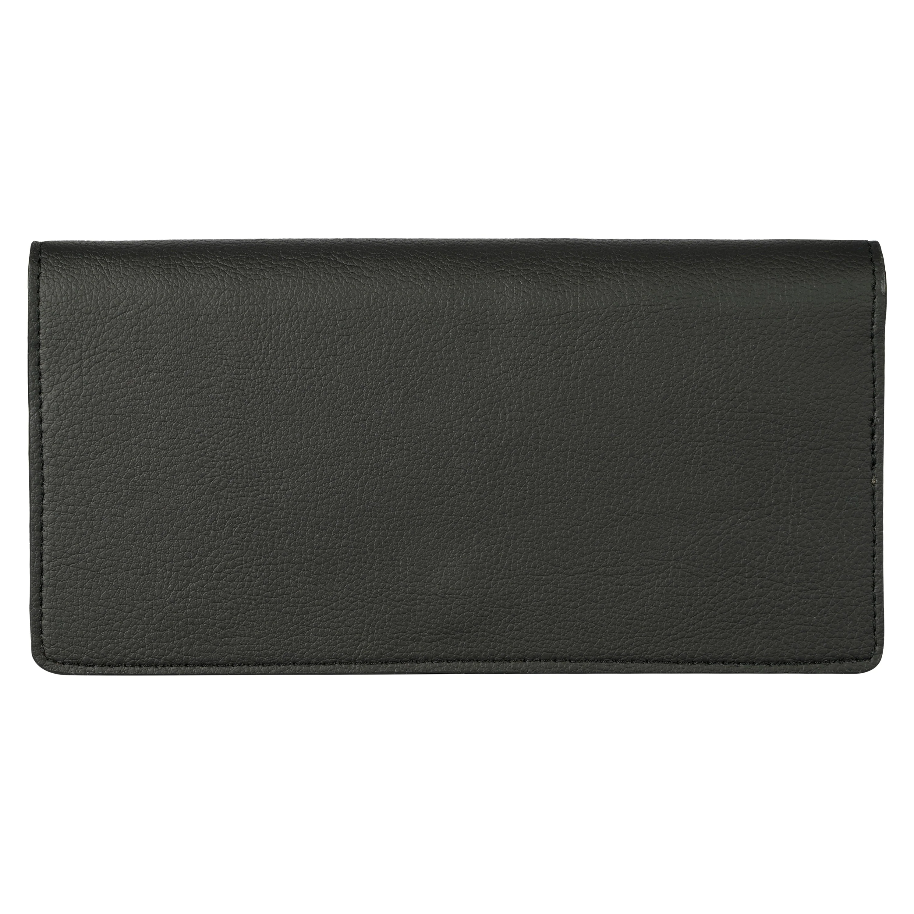 Cactus Leather Slim Wallet Black