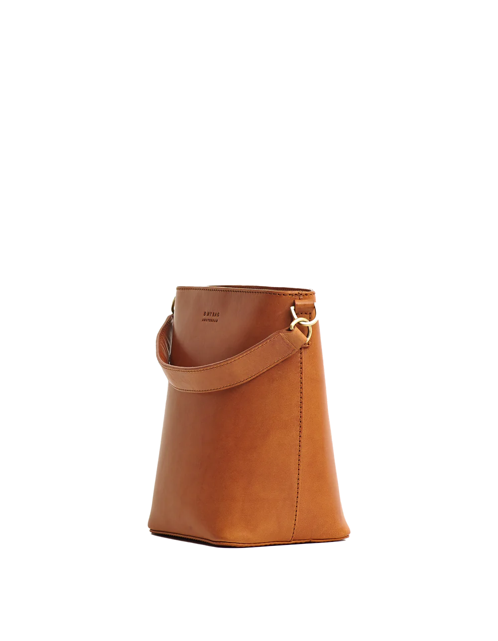 Bobbi Bucket Bag Midi Cognac Classic Leather