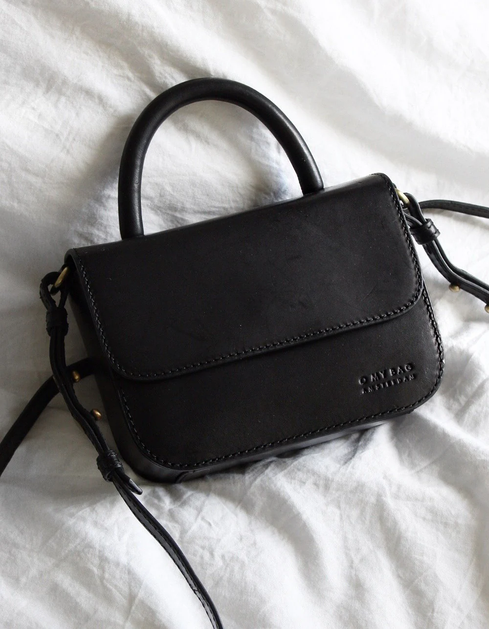 Nano Bag Black Classic Leather