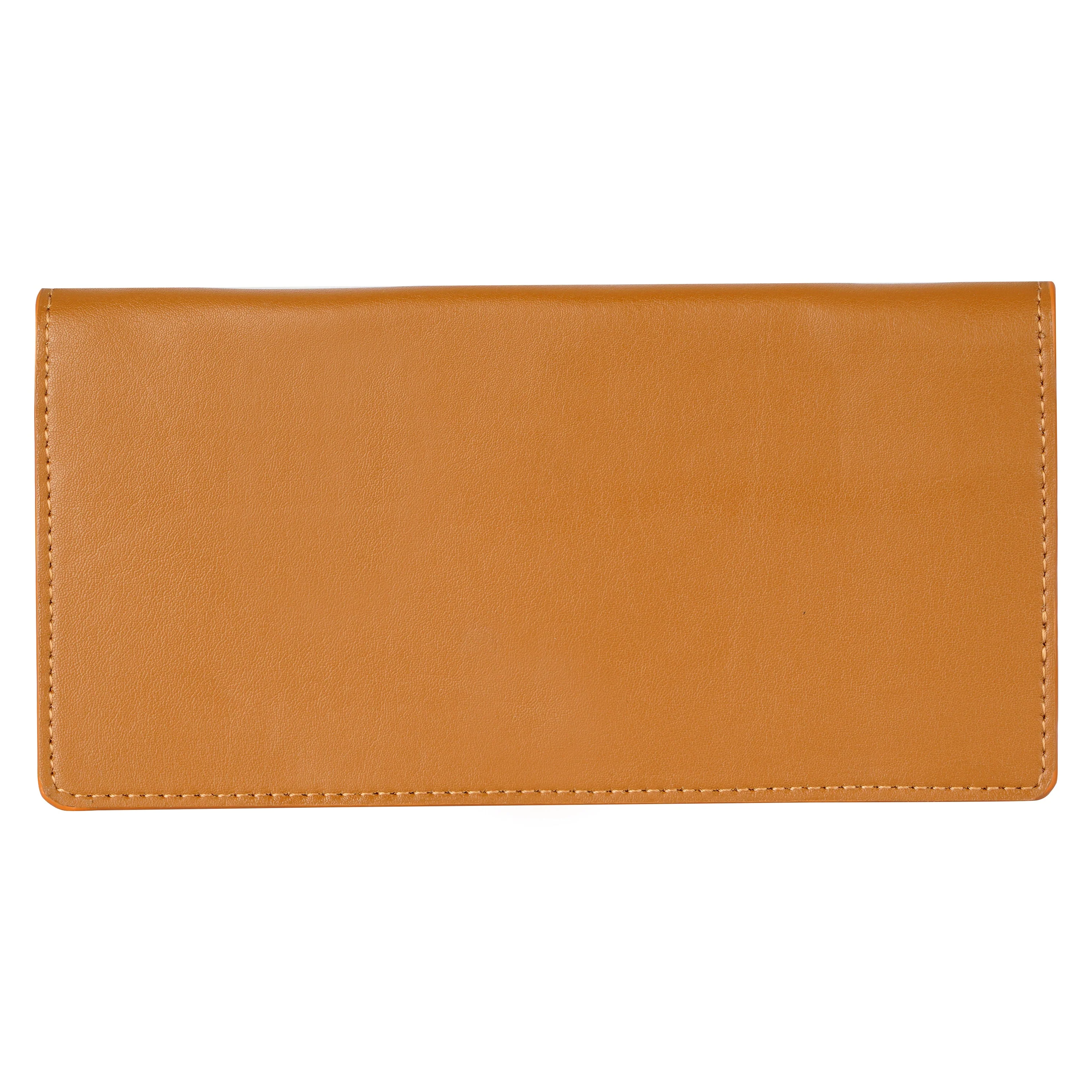 Cactus Leather Slim Wallet Cognac