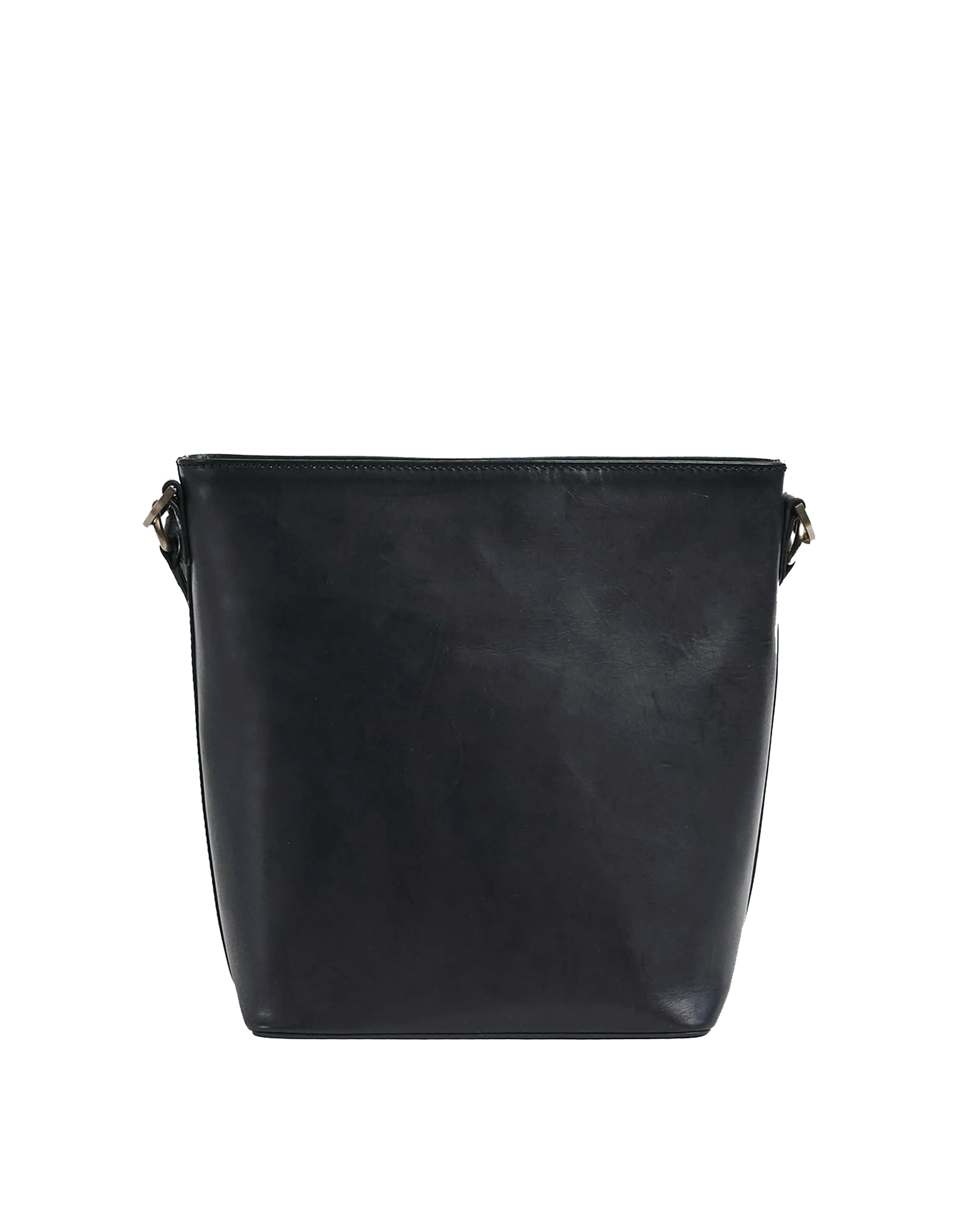 Bobbi Bucket Bag Maxi Black Classic Leather