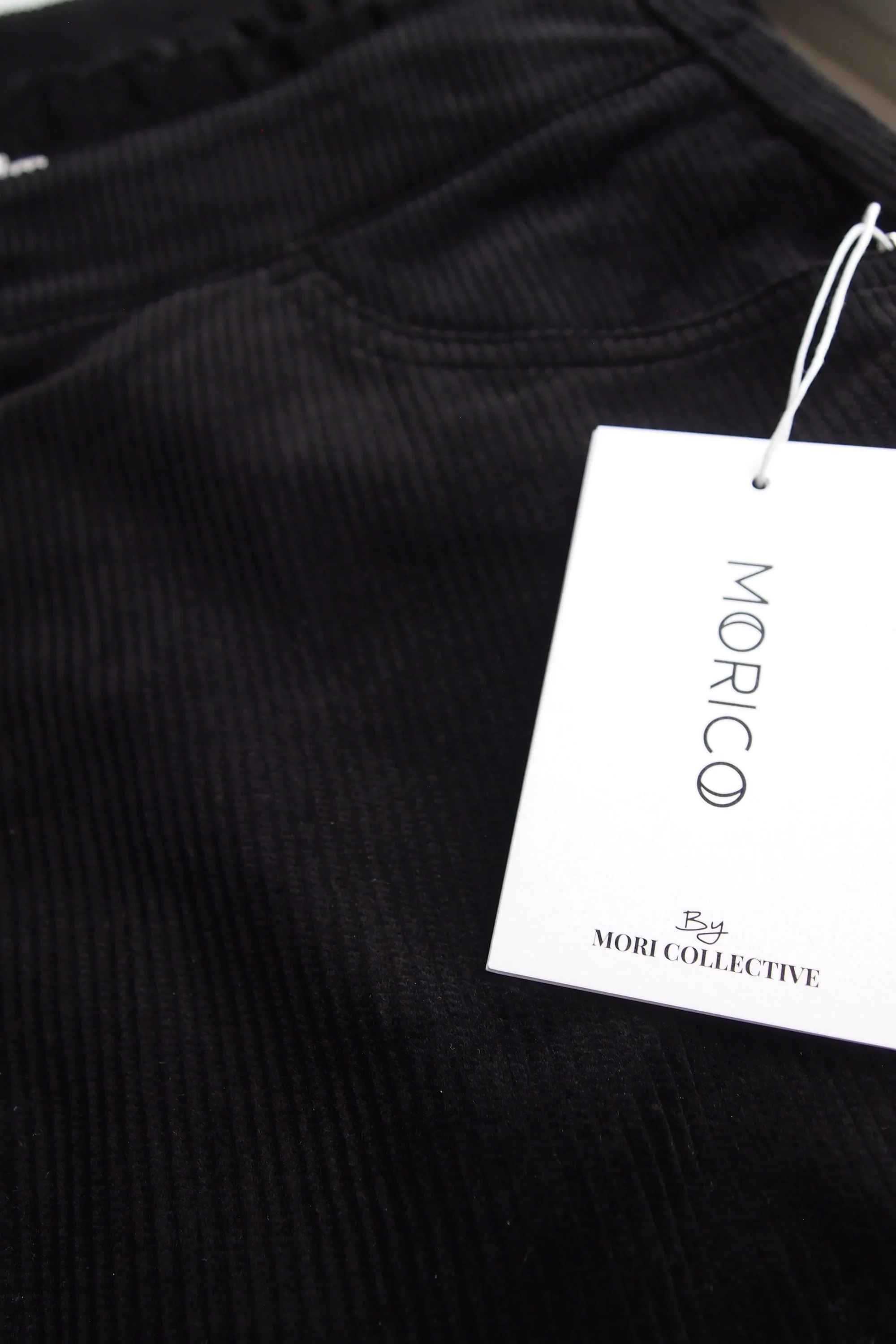 Corduroy Trousers Black