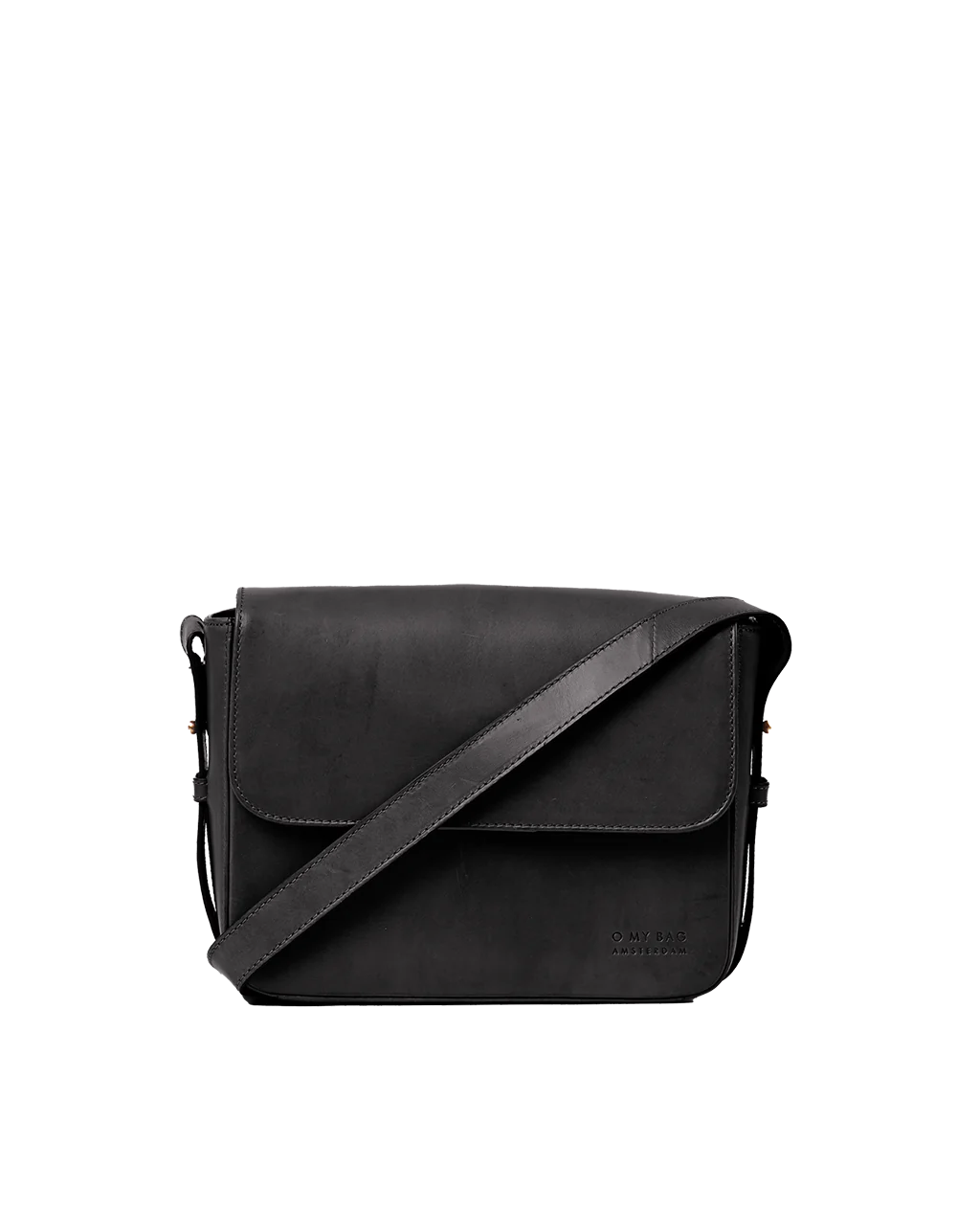 Gina Classic Leather Bag Black