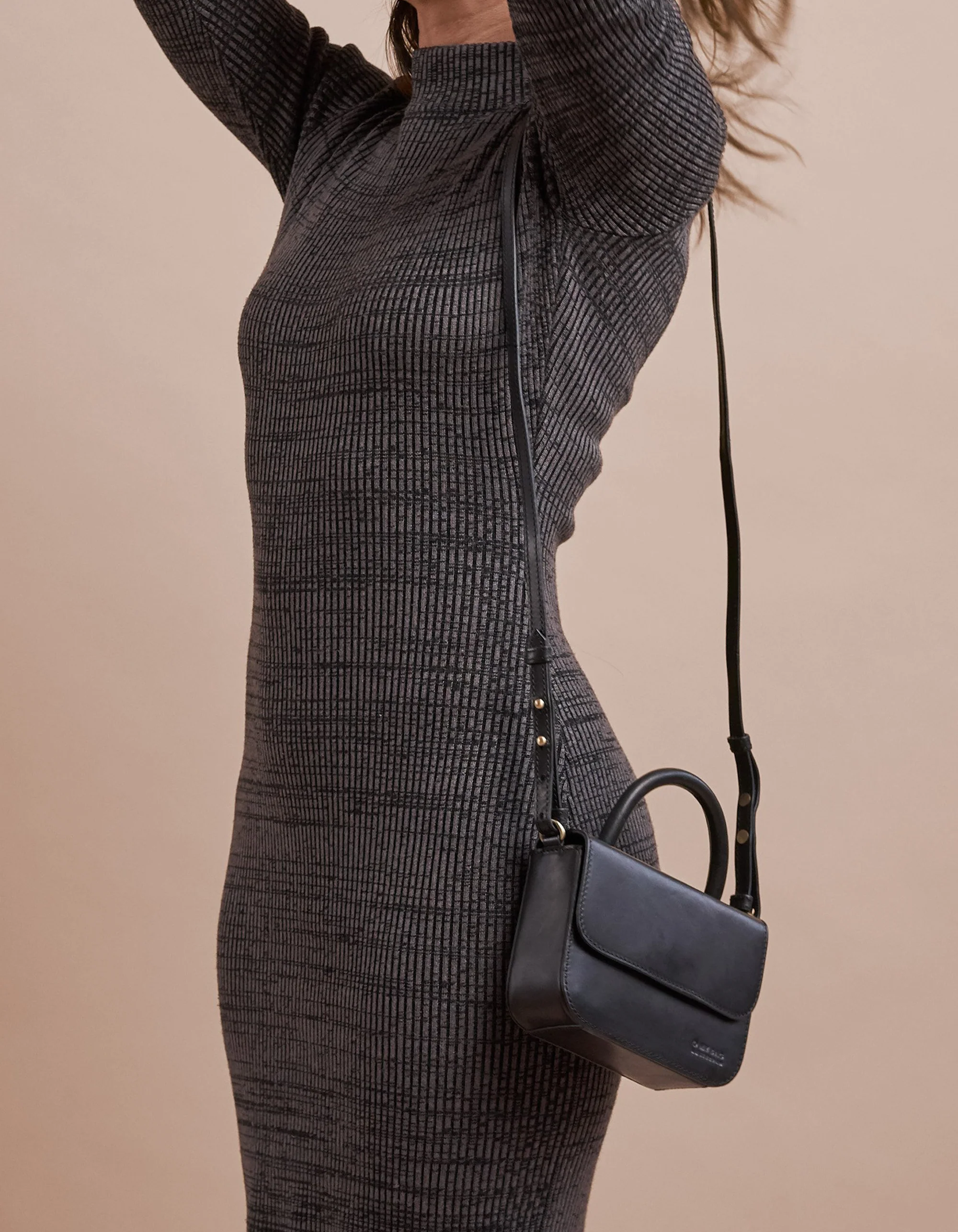 Nano Bag Black Classic Leather