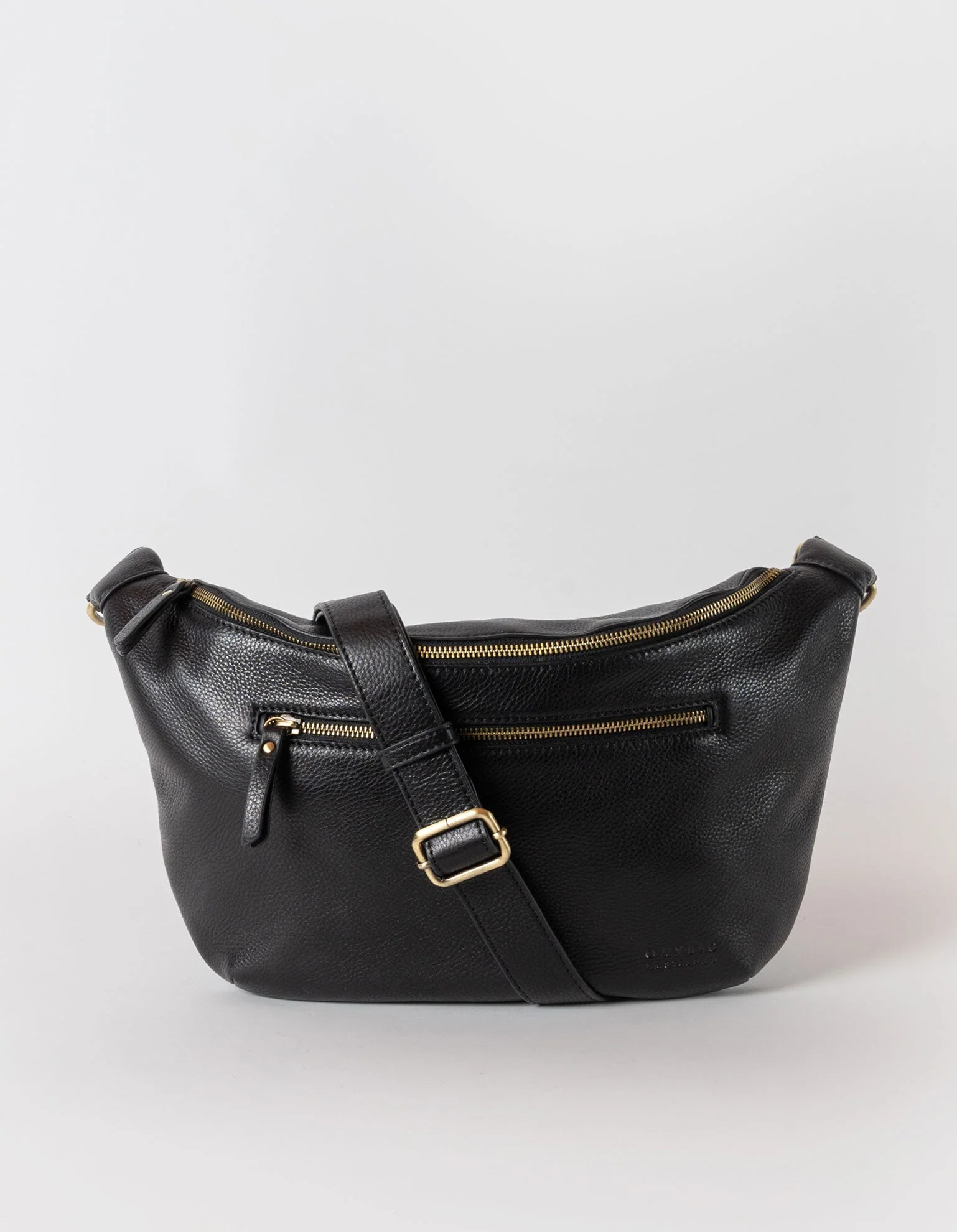 Drew Bum Bag Maxi Black Soft Grain Leather