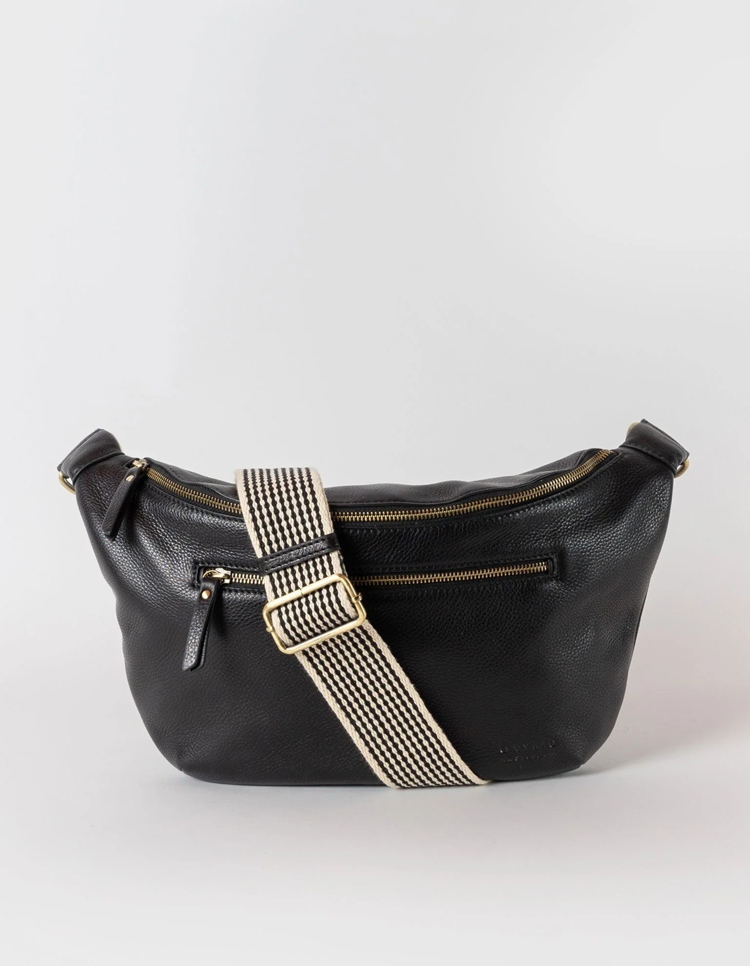 Drew Bum Bag Maxi Black Soft Grain Leather