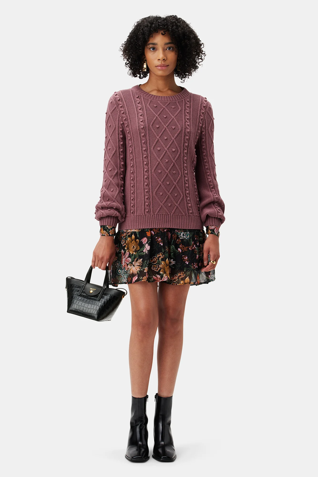 Lance Pierres Miniprism 02 Body Tote - Carbon Croc