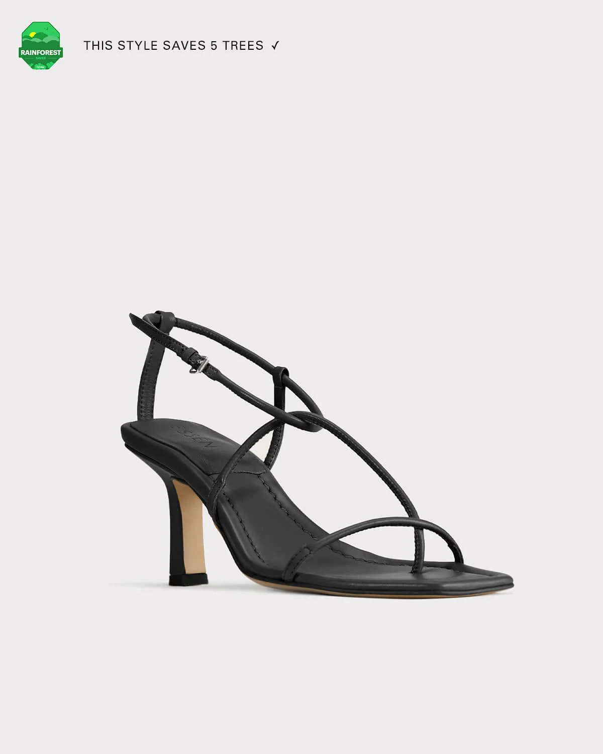 The Strappy Sandal Black