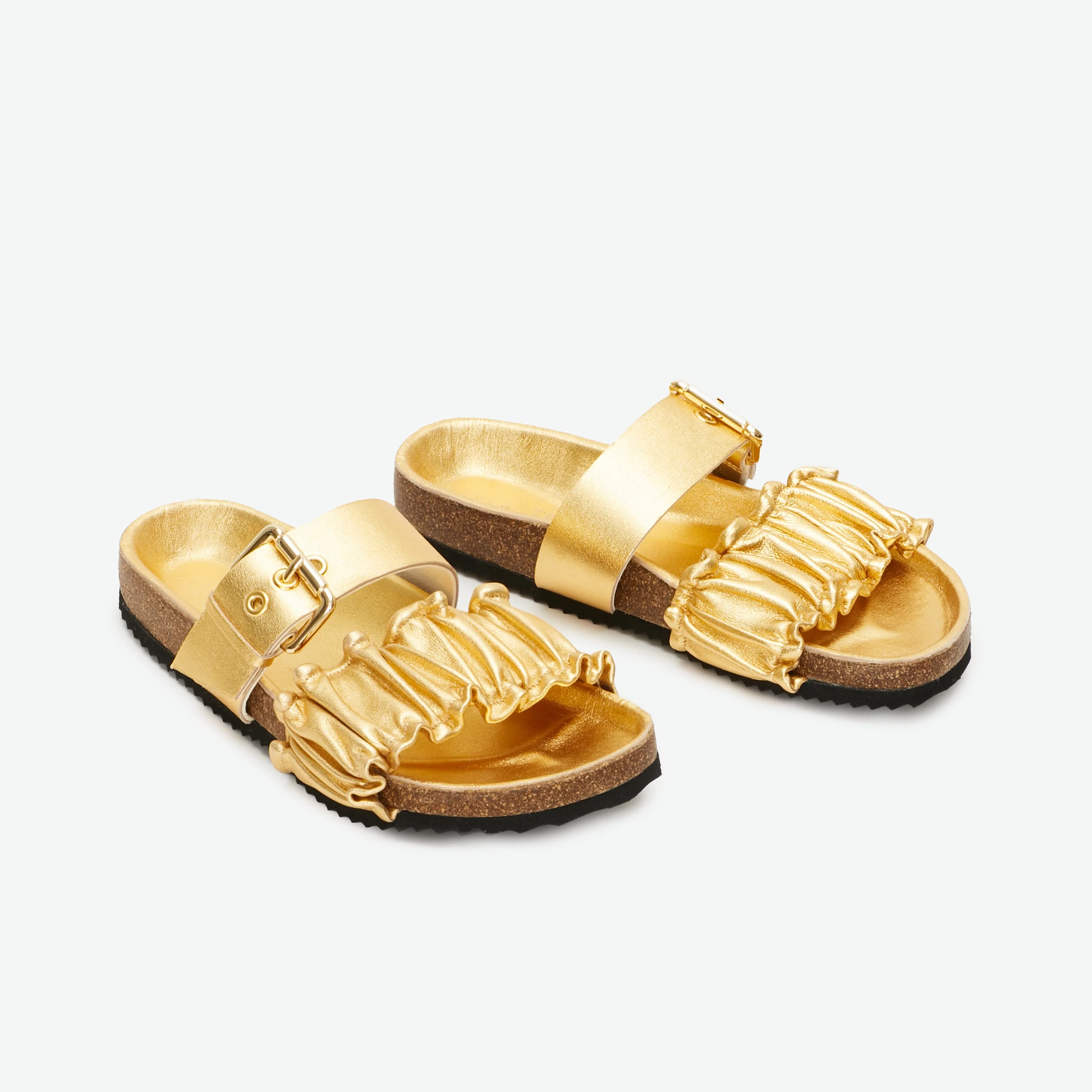 Iris Fussbett Sandal Gold