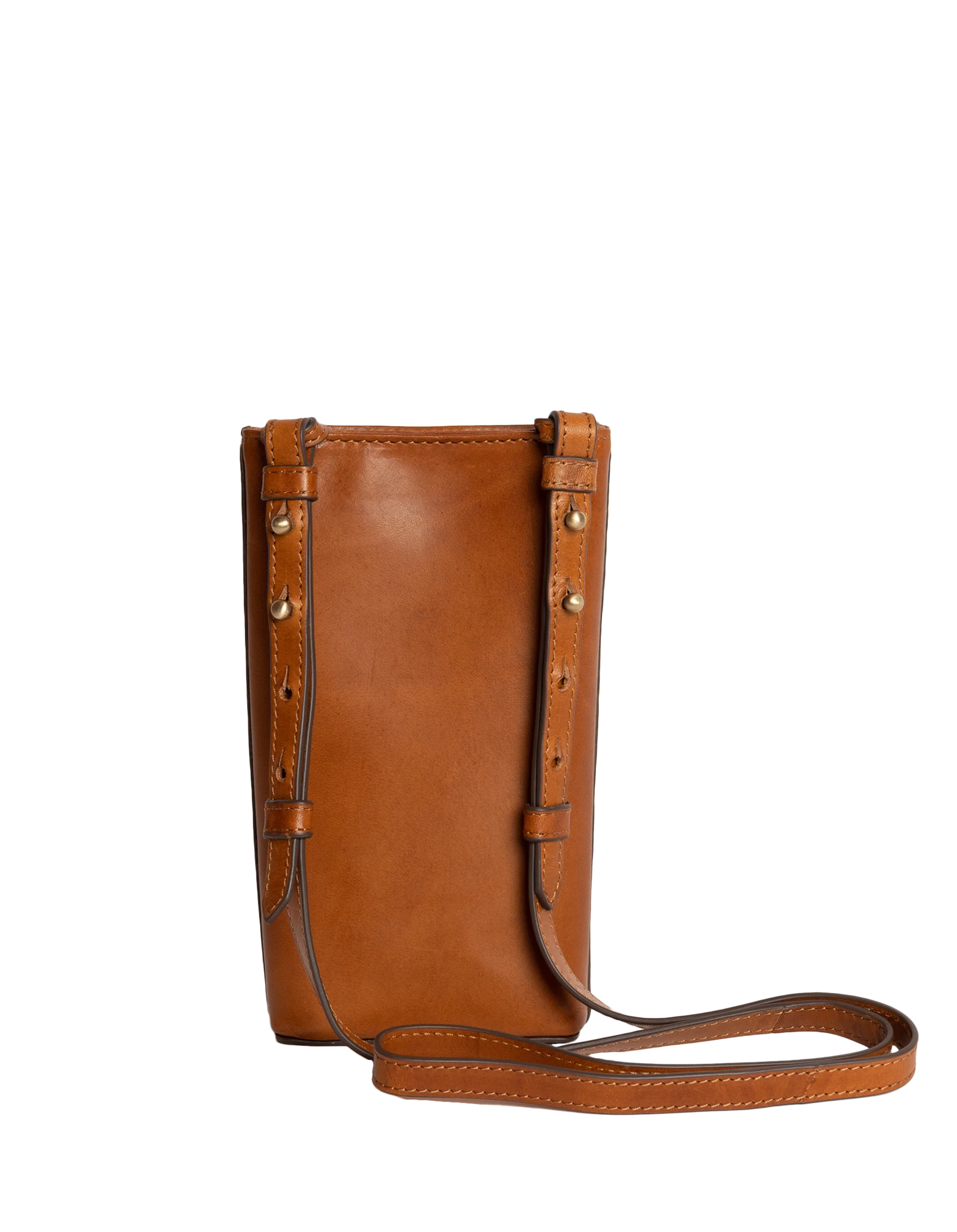 Charlie Phone Bag Classic Leather Cognac