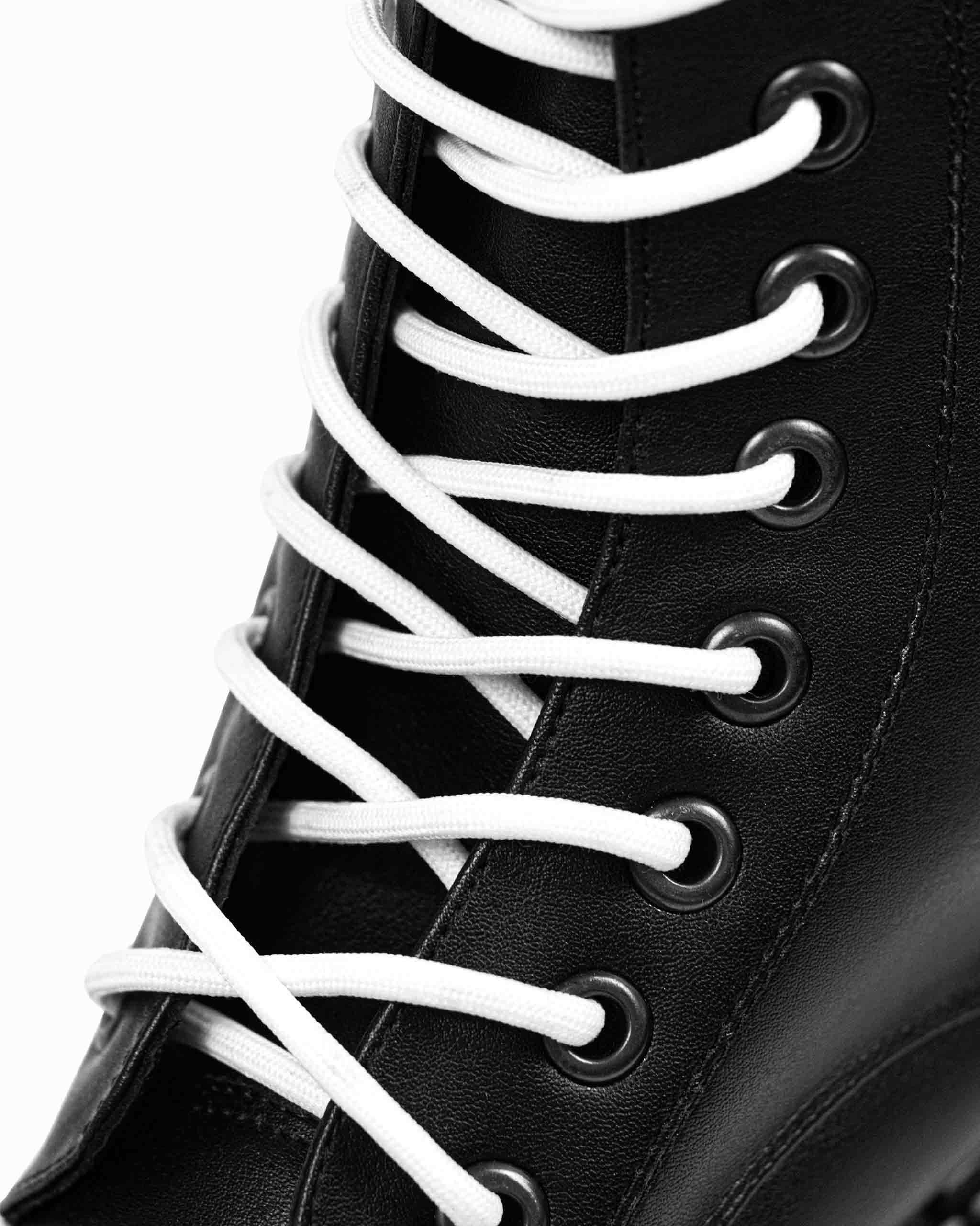 Combat Workers Men's Cactus Leather Boots Black