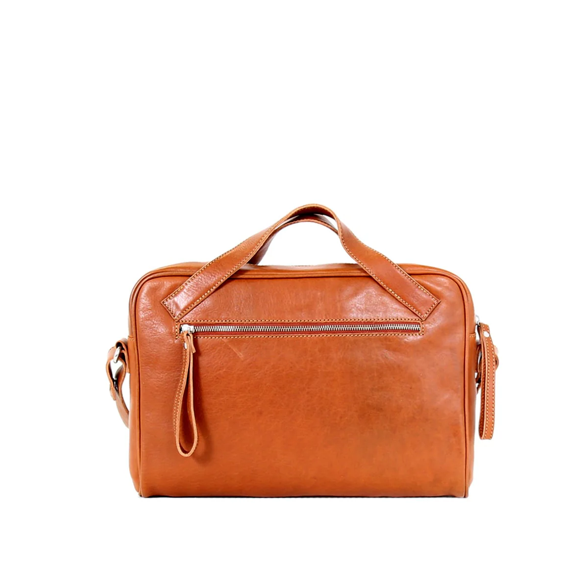 Hilma Solid Laptop Bag Cognac