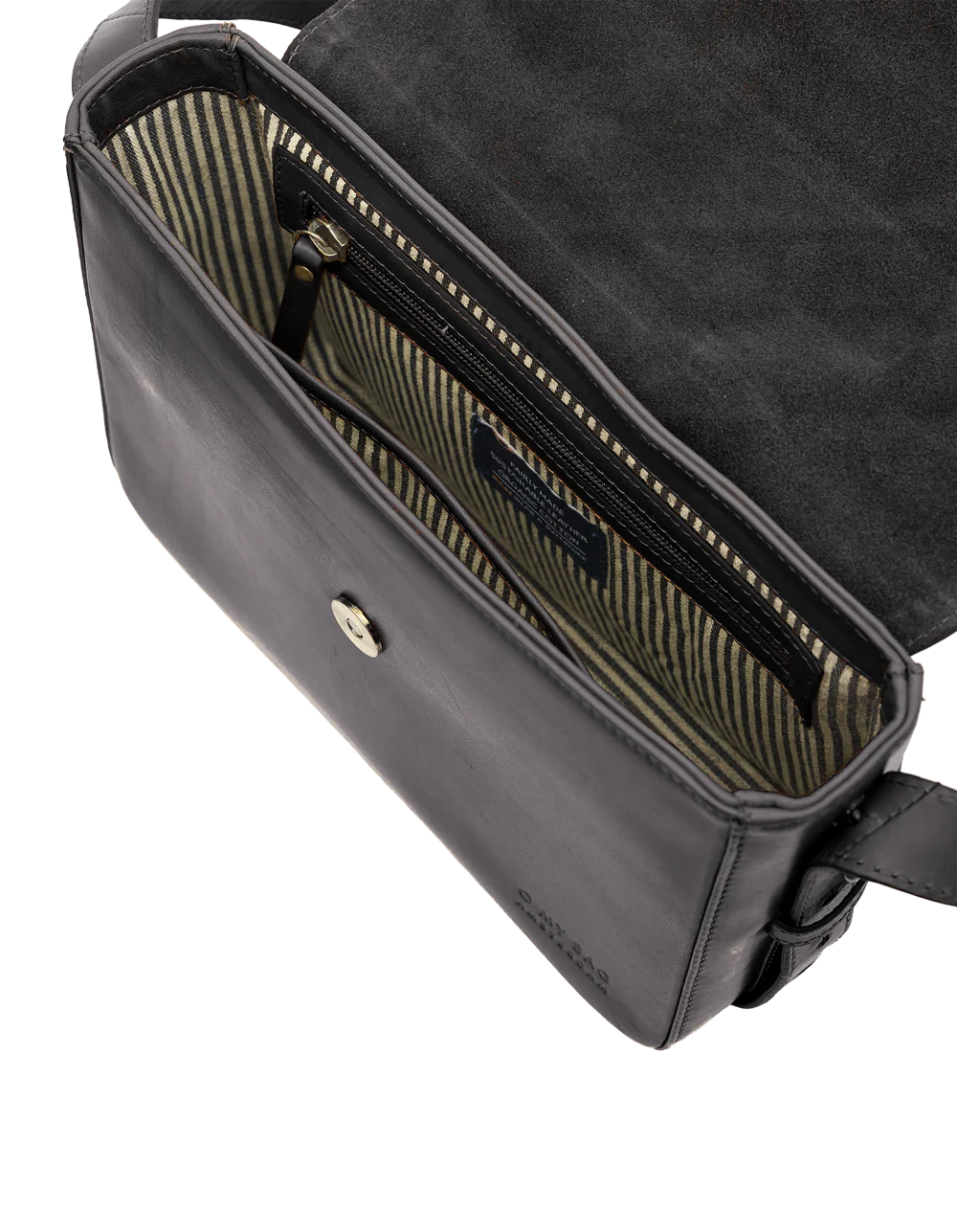 Gina Classic Leather Bag Black