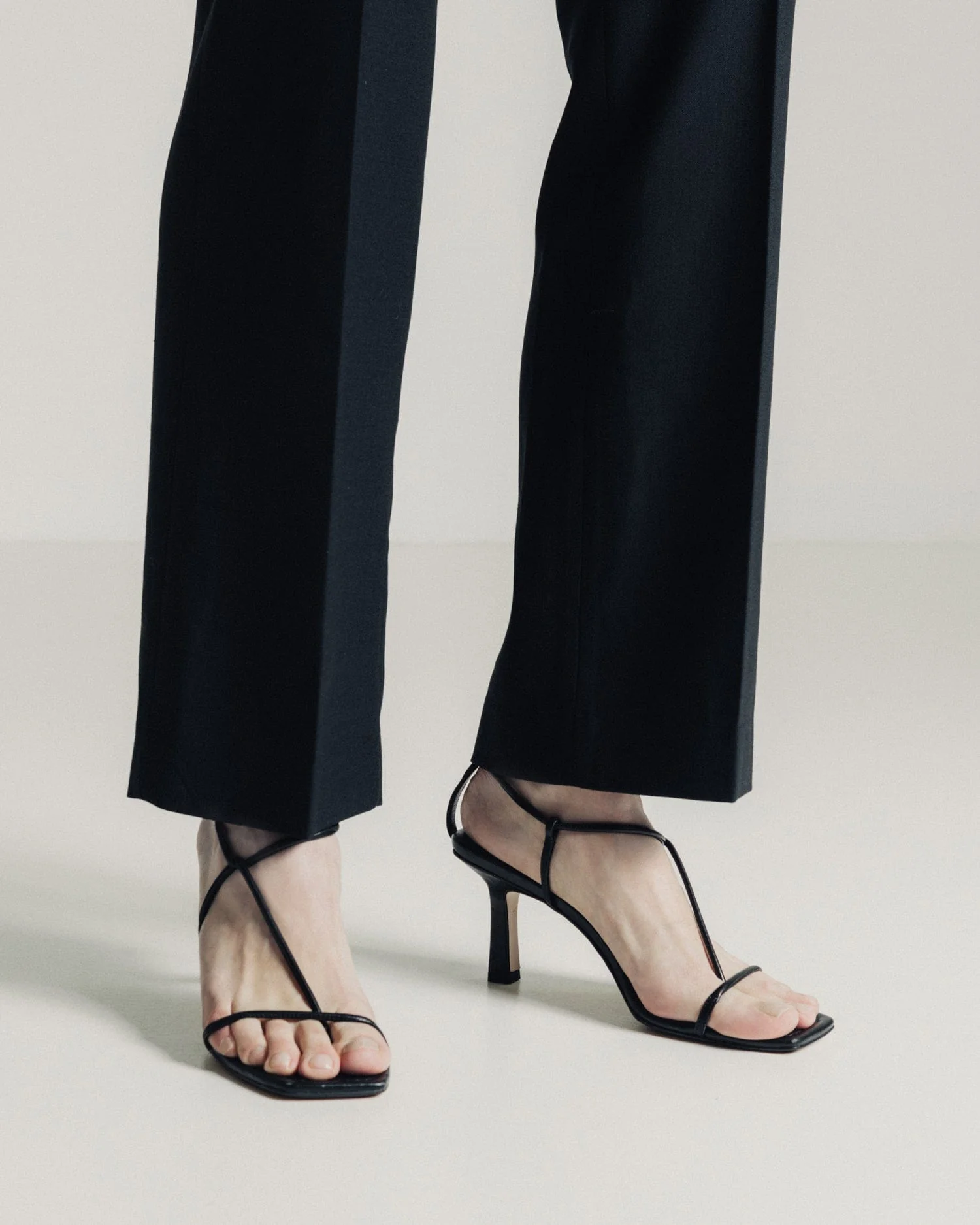 The Strappy Sandal Black