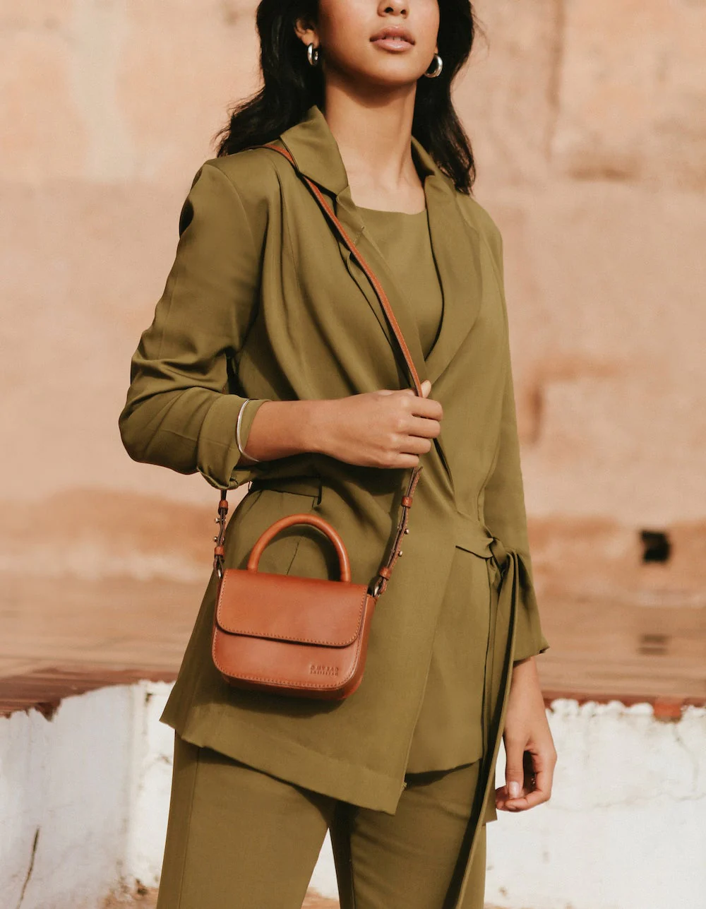 Nano Bag Classic Leather Cognac