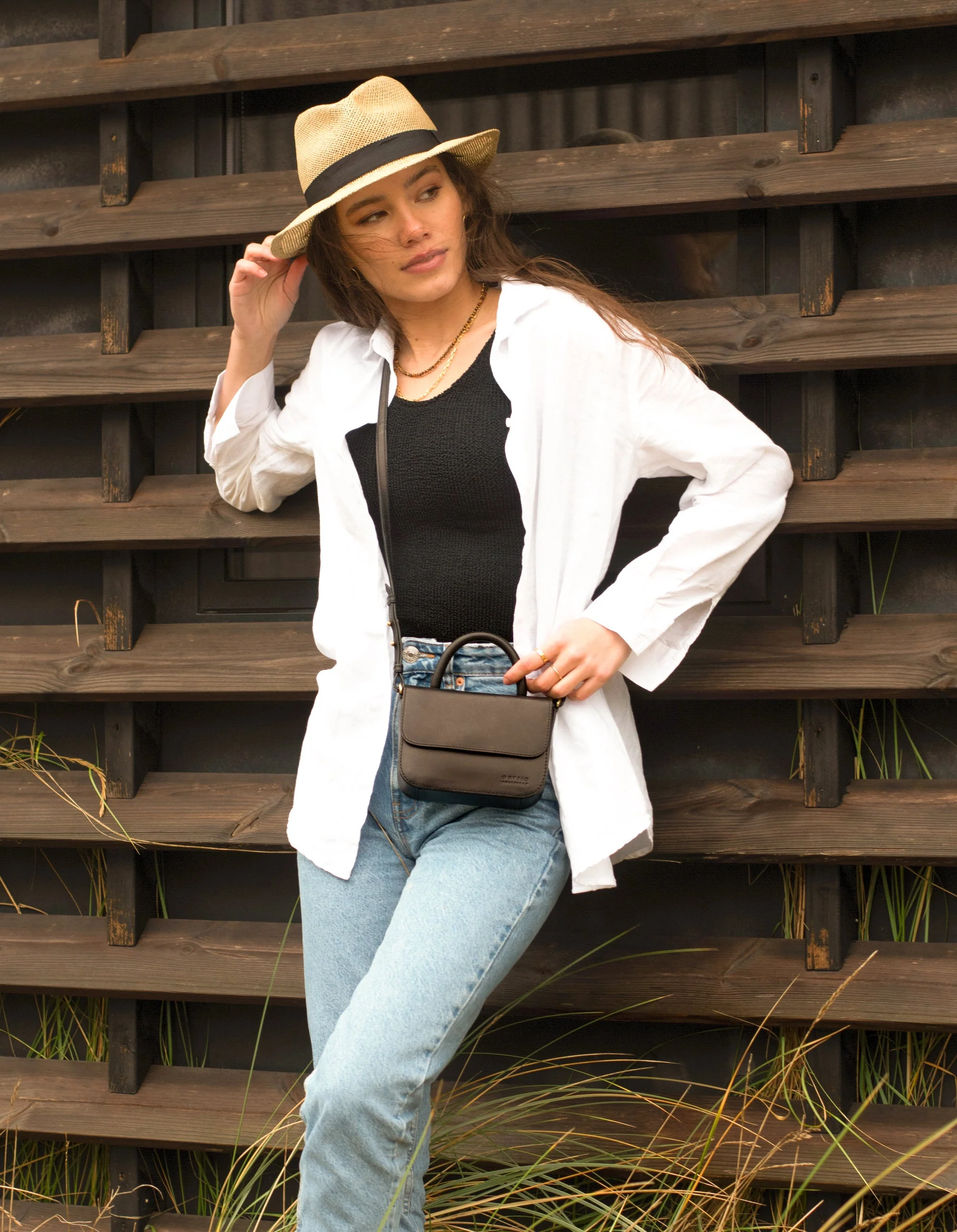 Nano Bag Black Classic Leather