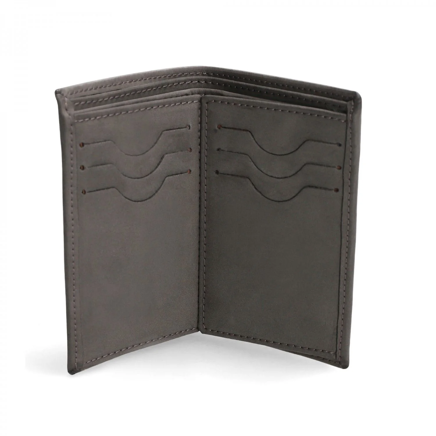 Dallas Vegan Bifold Wallet Grey
