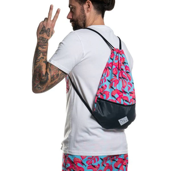 Gym Sack Monstera and Fish