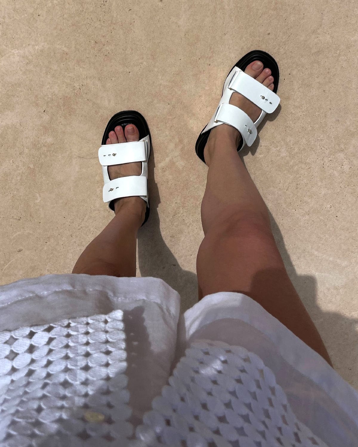 The Chunky Slide Off-White