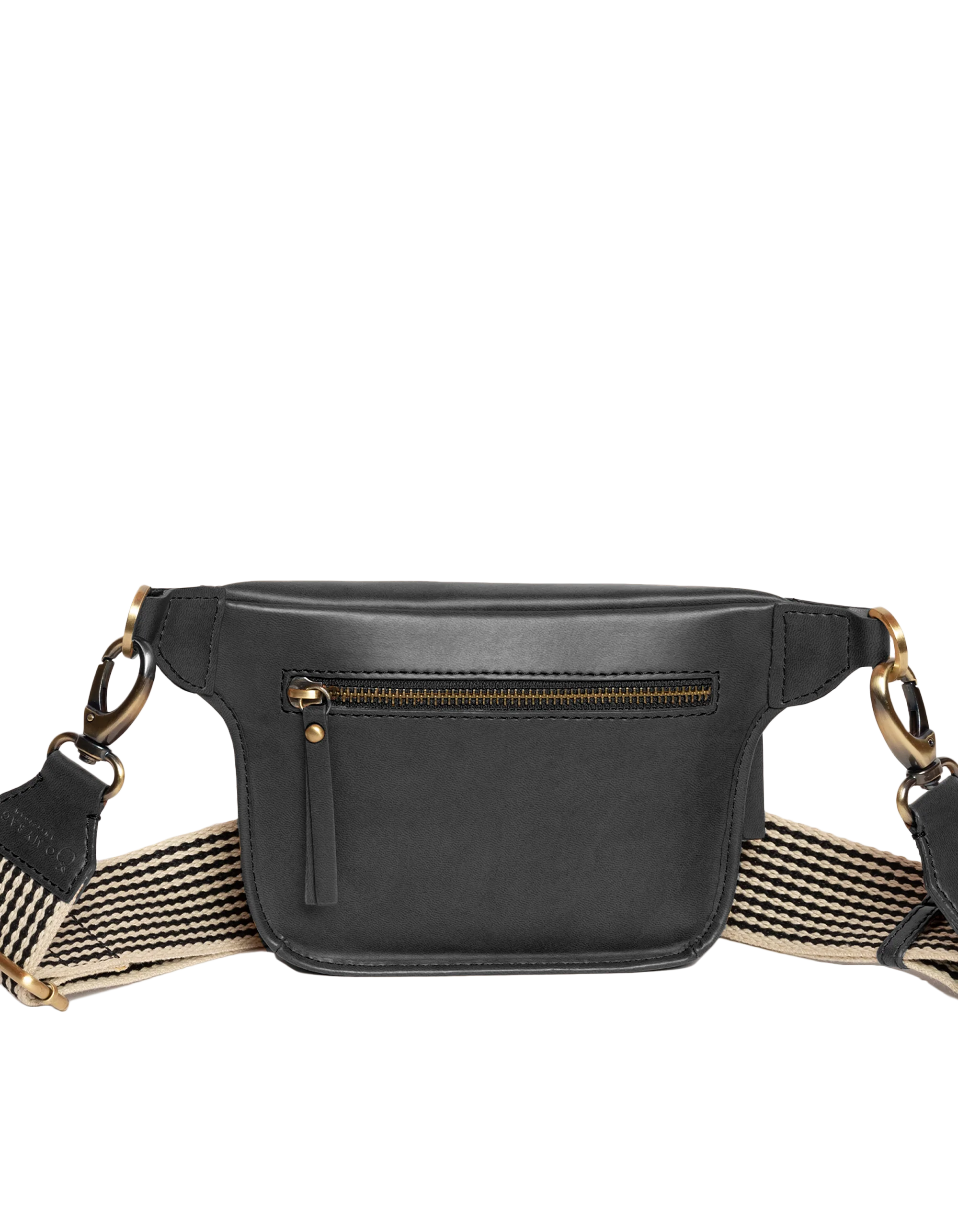 Beck's Bum Bag Apple Leather Black