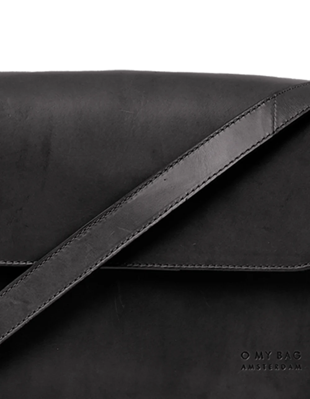 Gina Classic Leather Bag Black