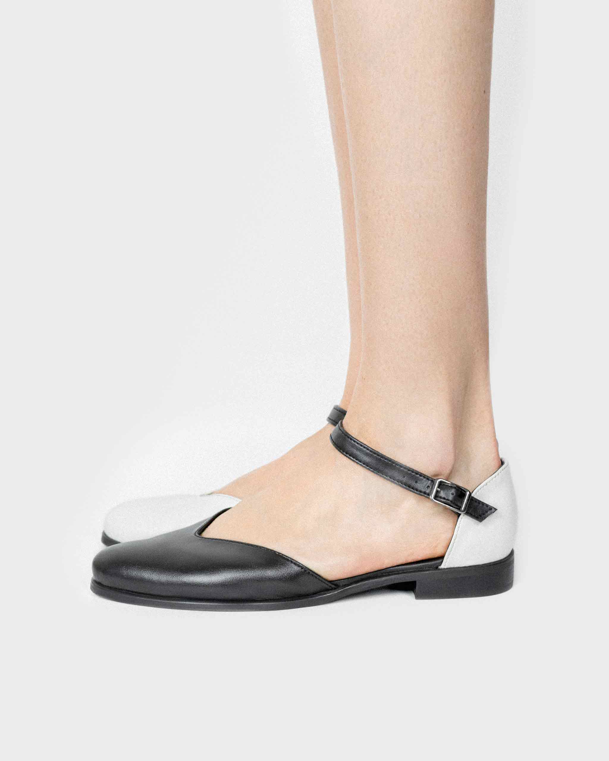 Alexa Pumps Cactus Leather Ballerinas