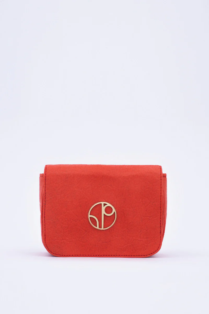 New York JFK Piñatex® Belt Bag Cherry