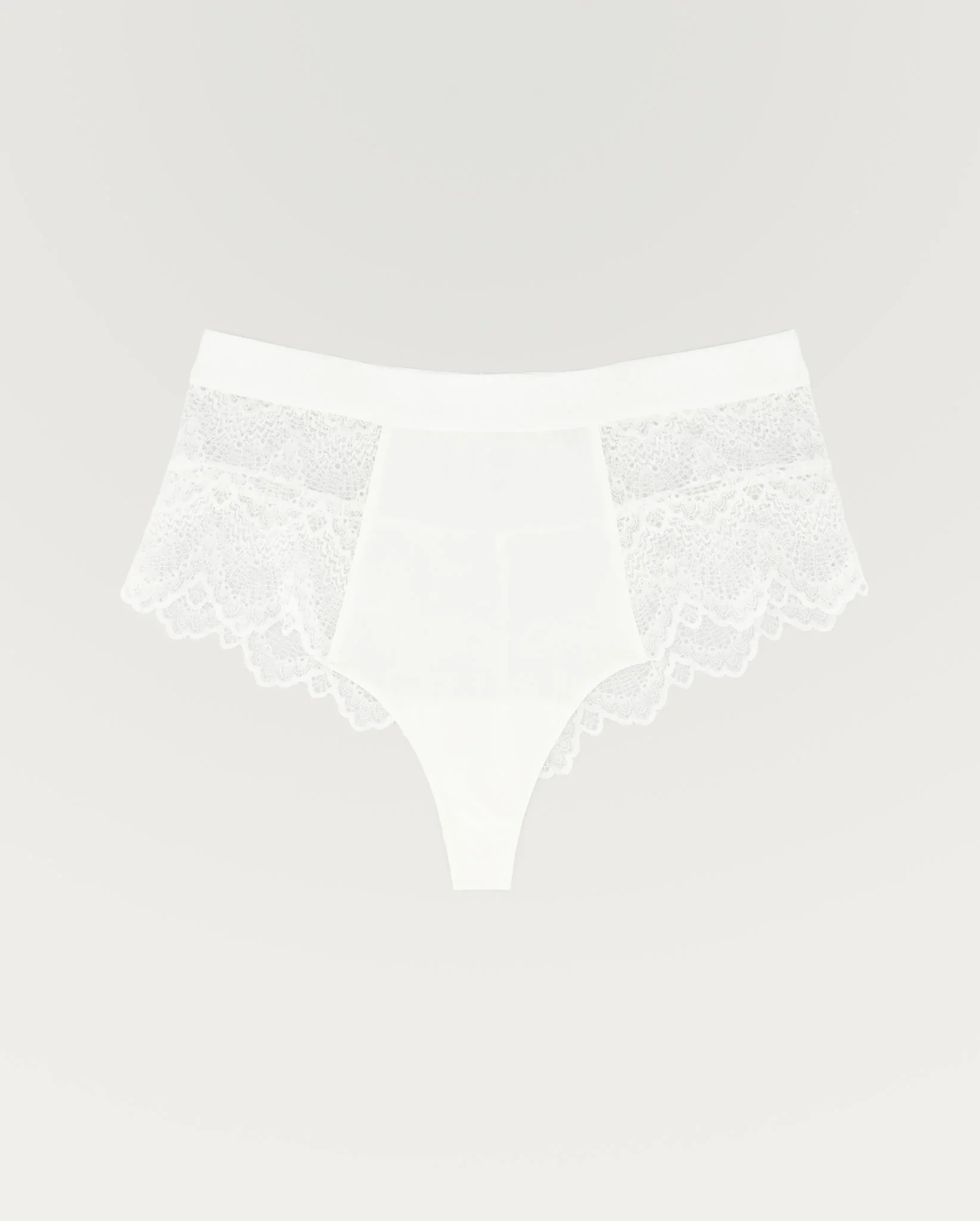 Highwaist String 002 Blanche White