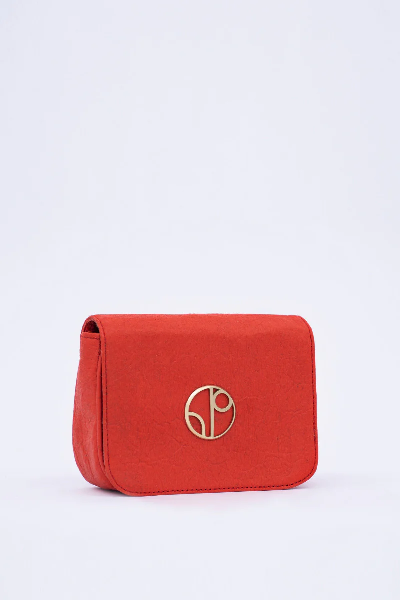 New York JFK Piñatex® Belt Bag Cherry