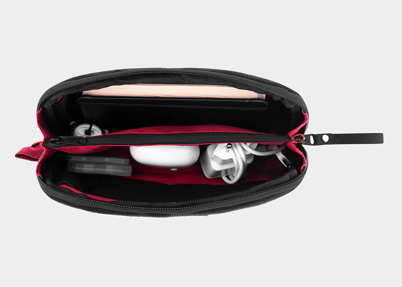 Accessory & Tech Pouch in Black