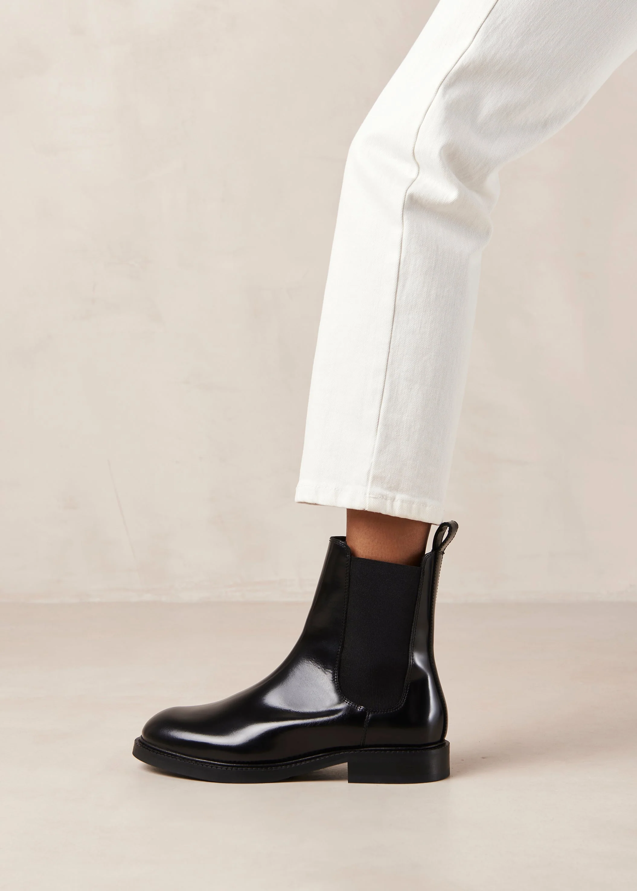 Lanz Leather Ankle Boots Black