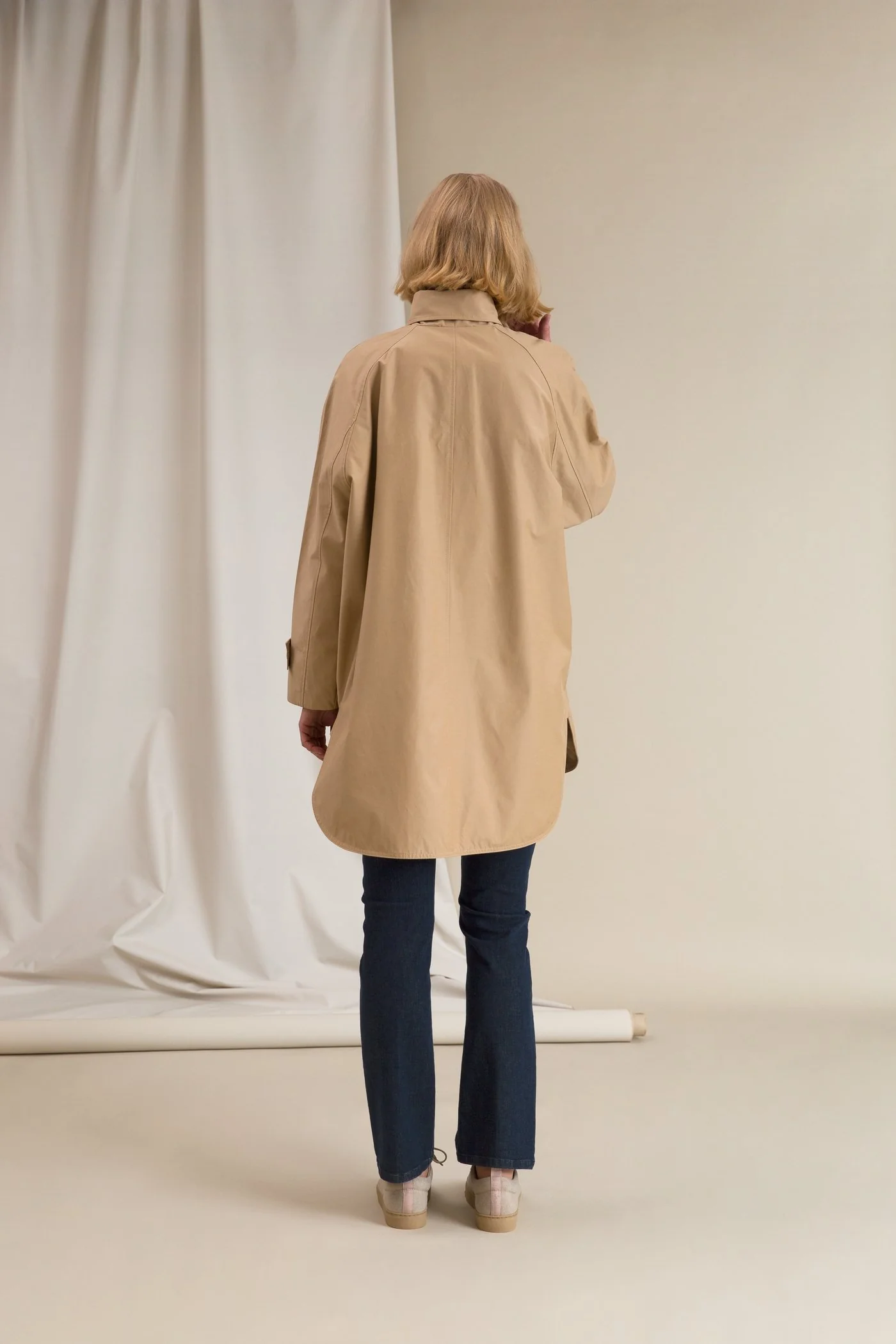 Iris Oversize Coat Chalk