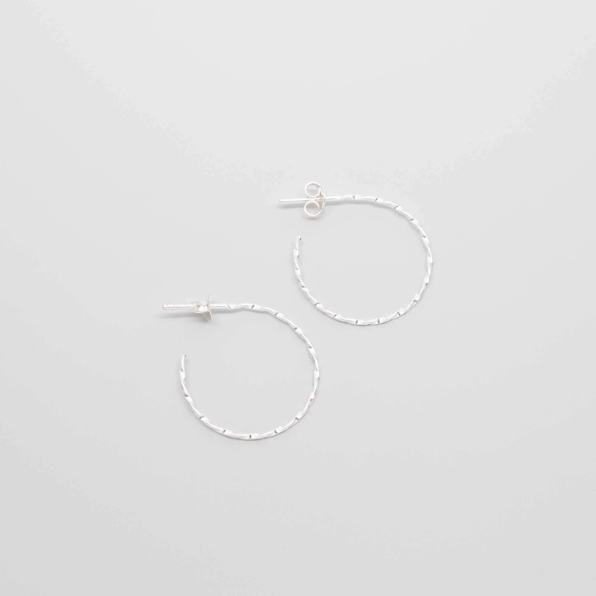 Tiny Twisted Hoops