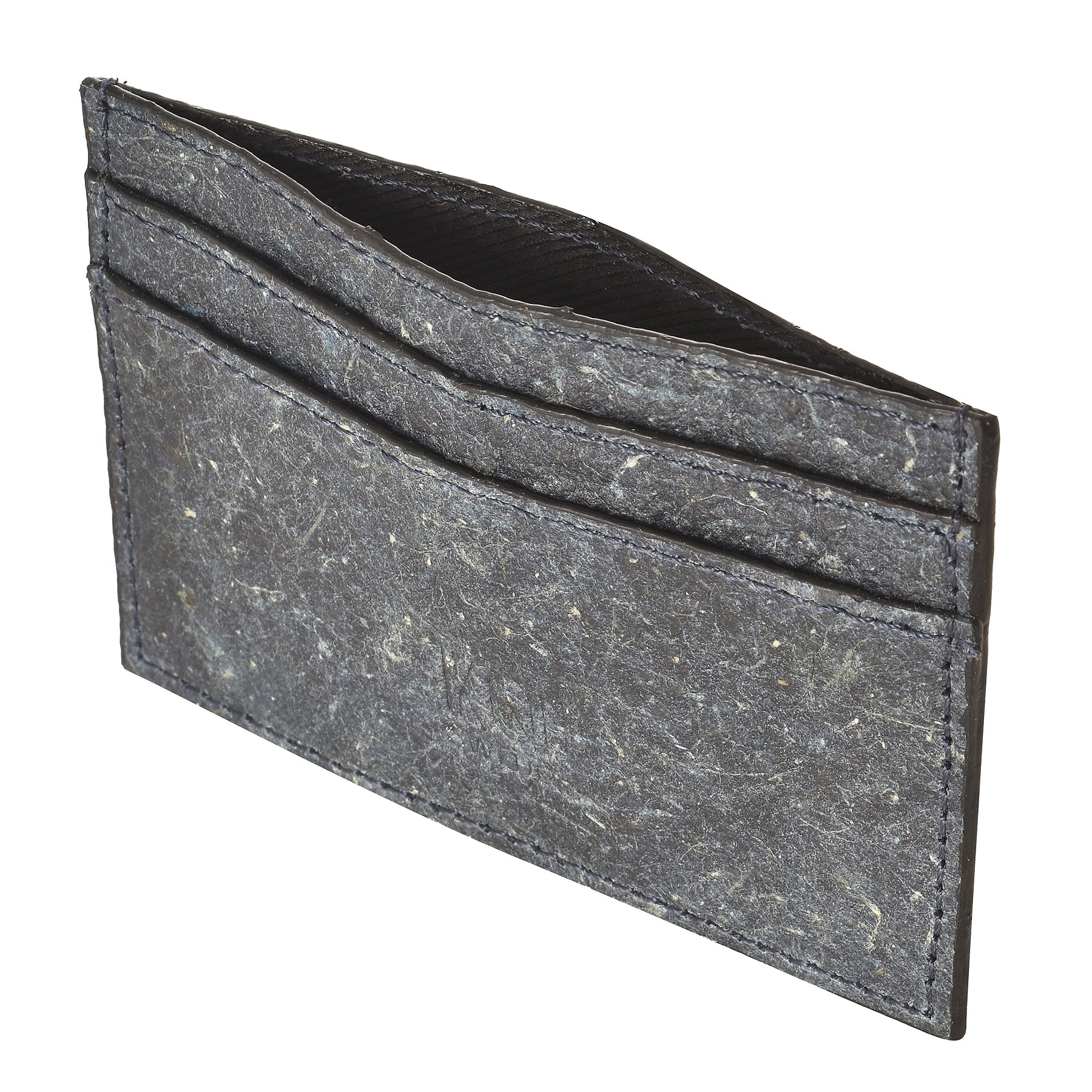 Coconut Leather Card Holder Dark Indigo
