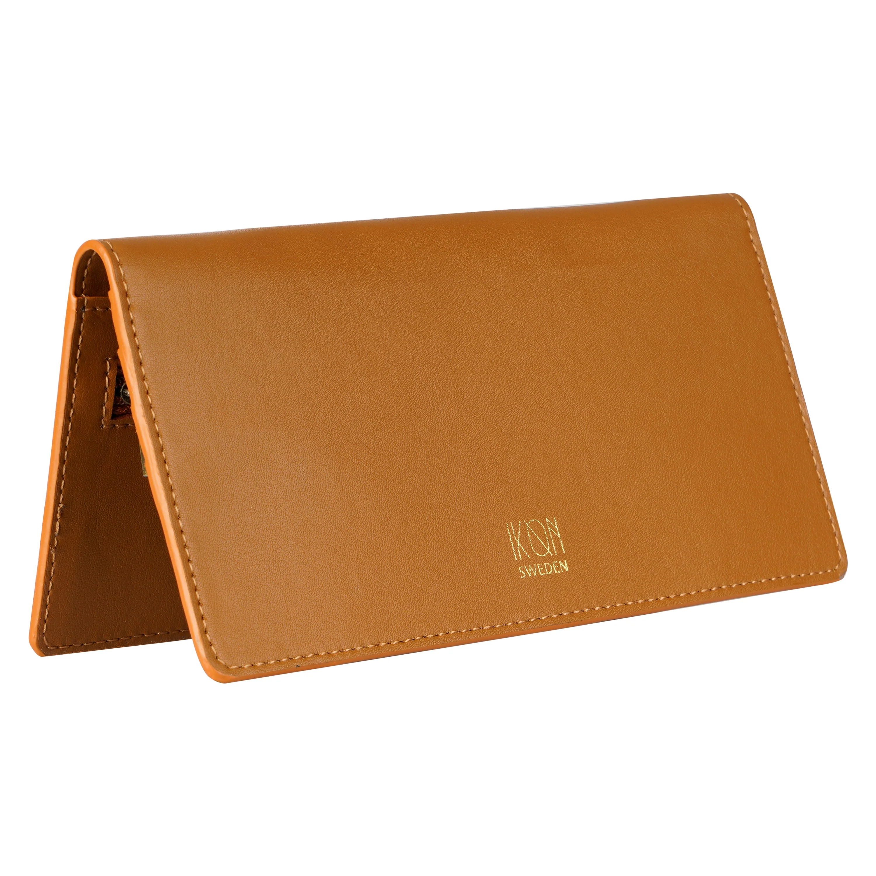 Cactus Leather Slim Wallet Cognac
