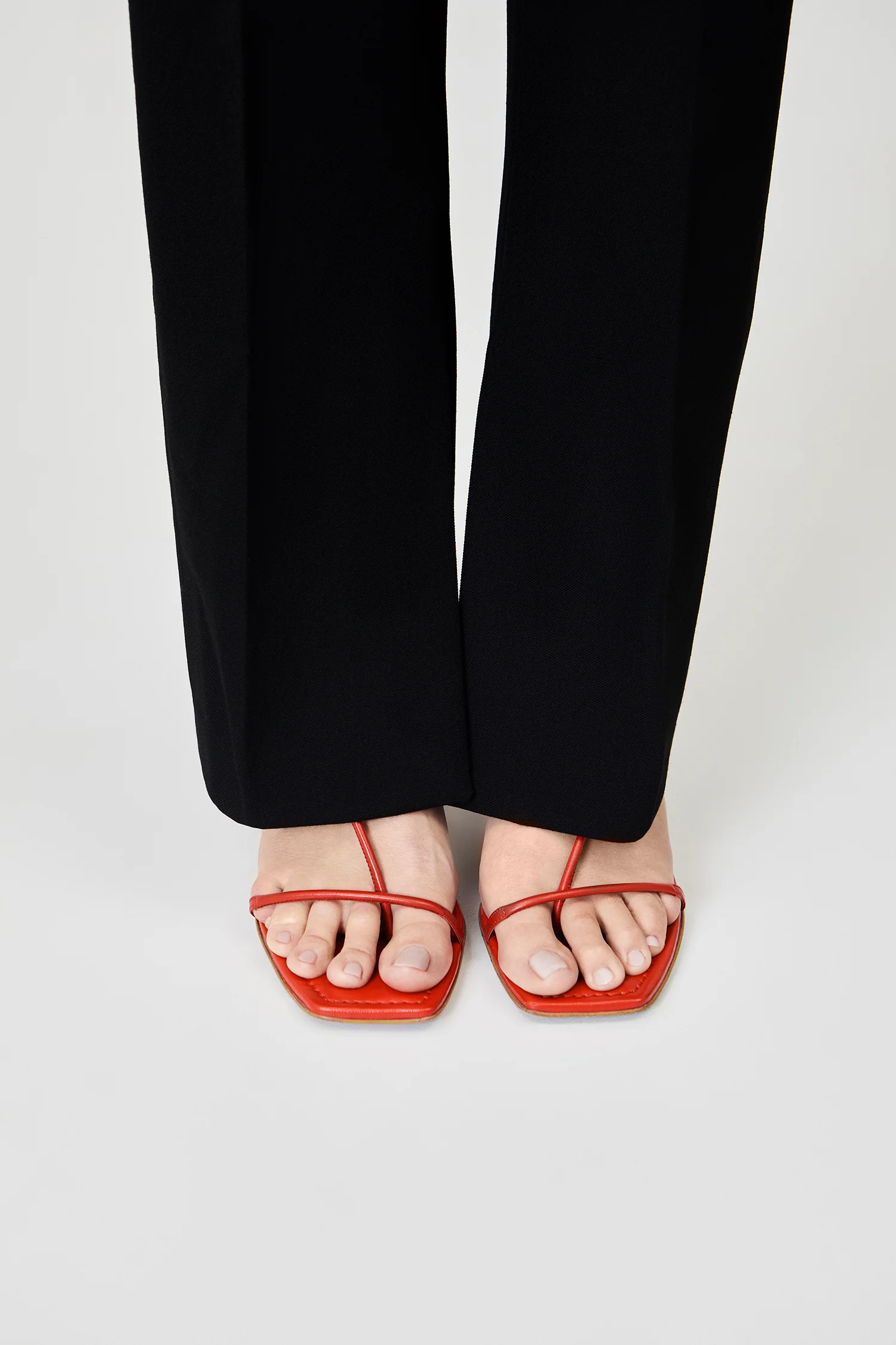 The Strappy Sandal Red