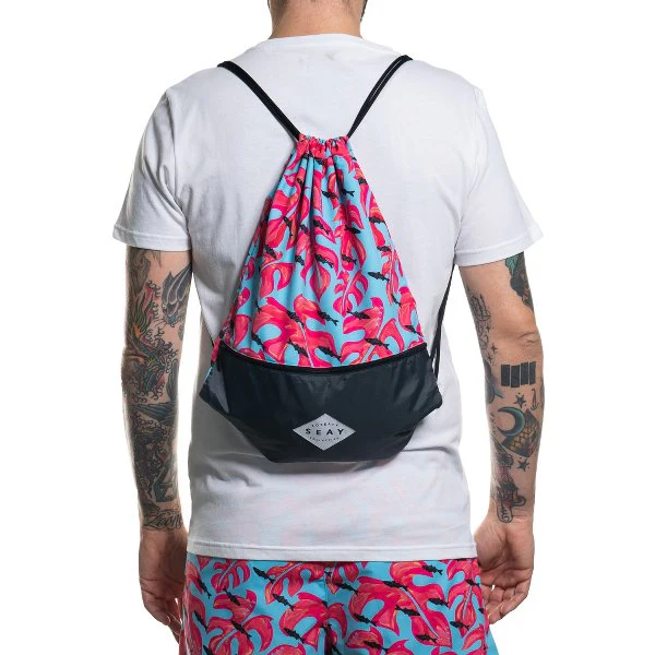 Gym Sack Monstera and Fish