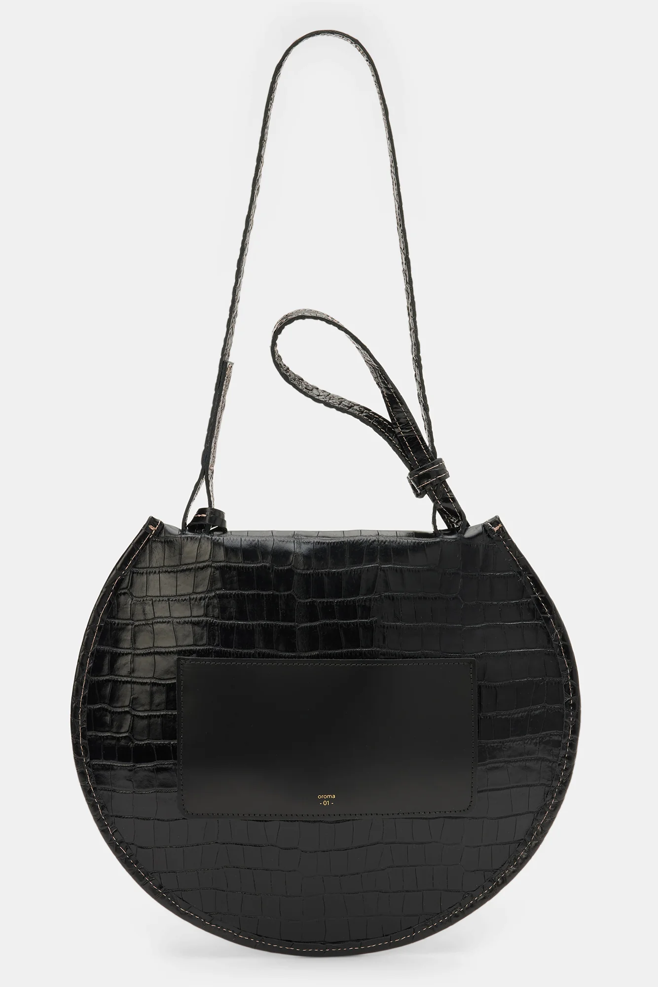 Lance Pierres Oroma 01 Saddle Bag - Carbon Croc