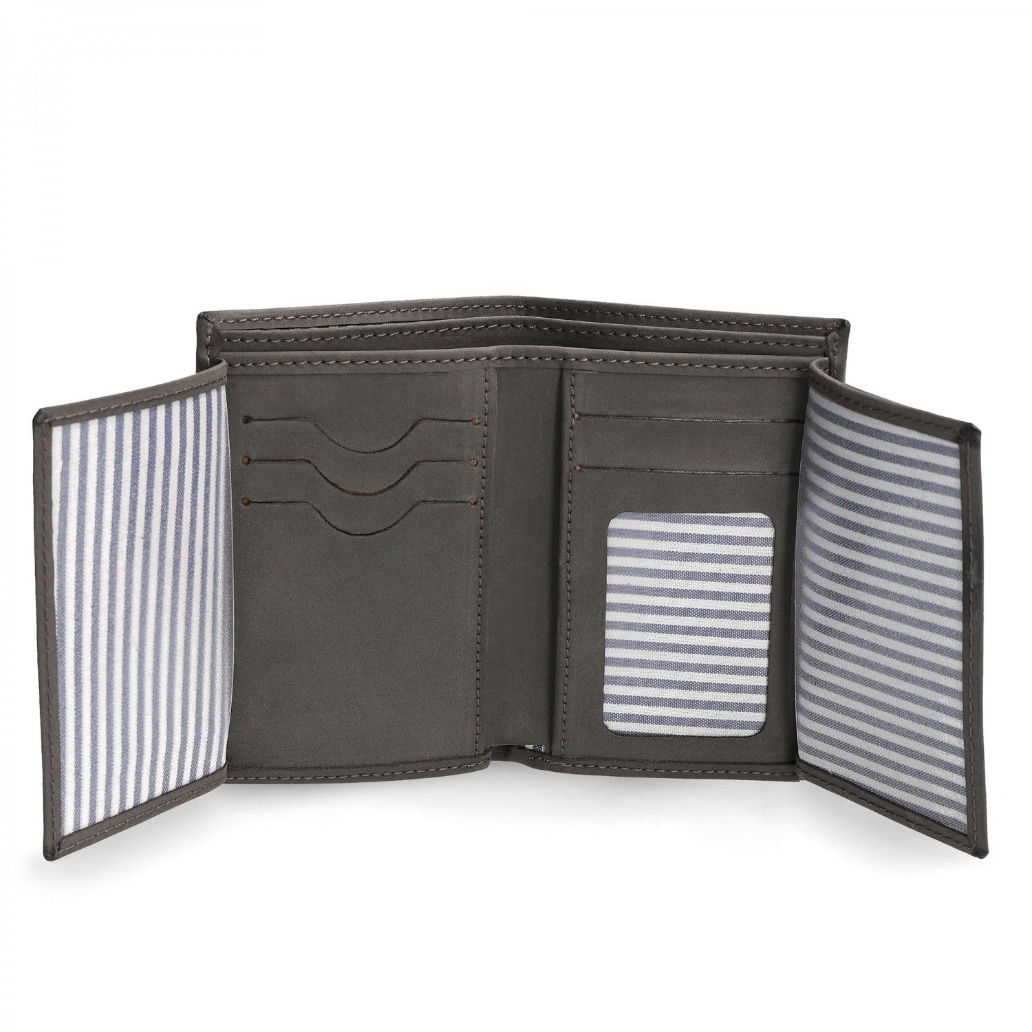 Dallas Vegan Bifold Wallet Grey