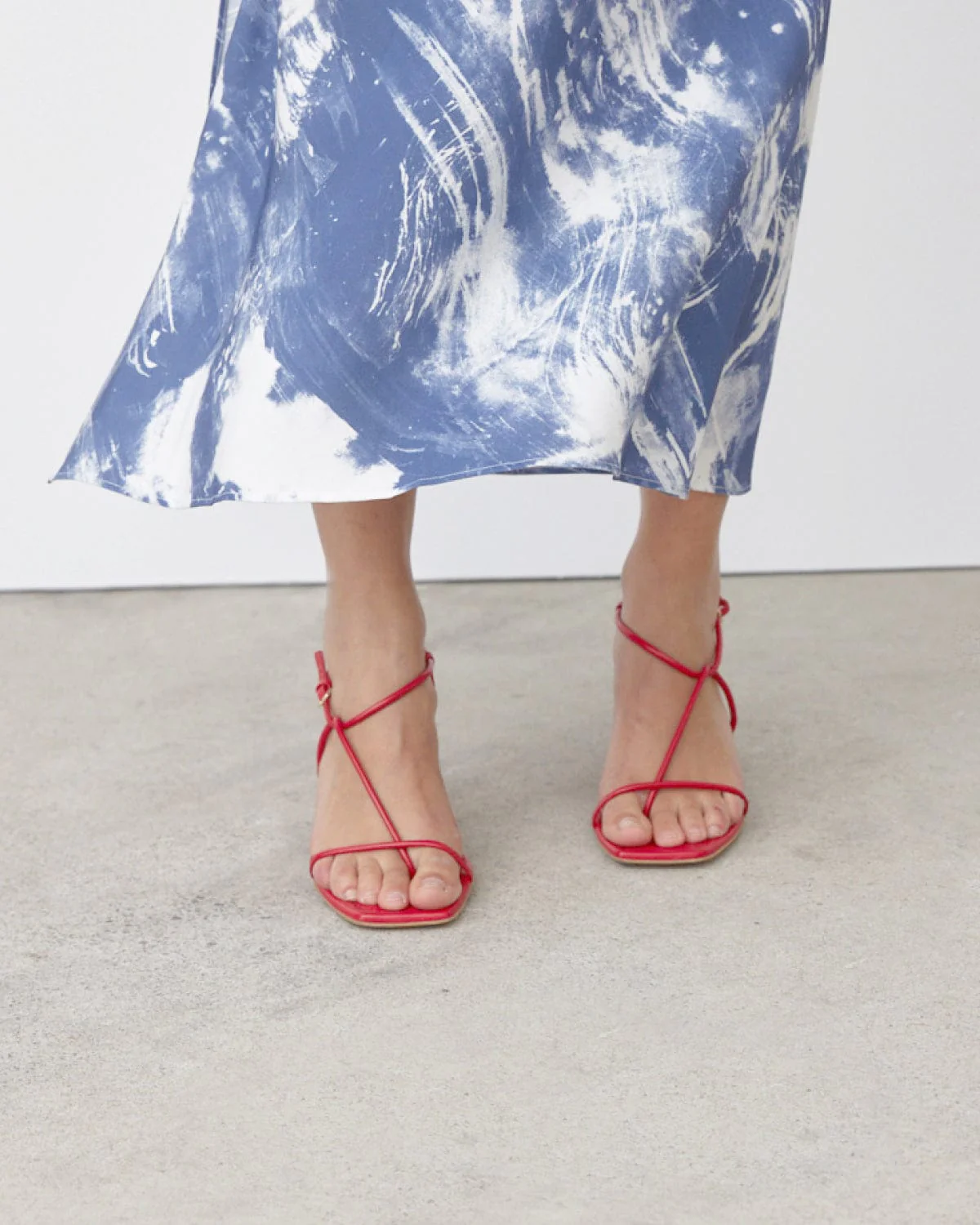The Strappy Sandal Red