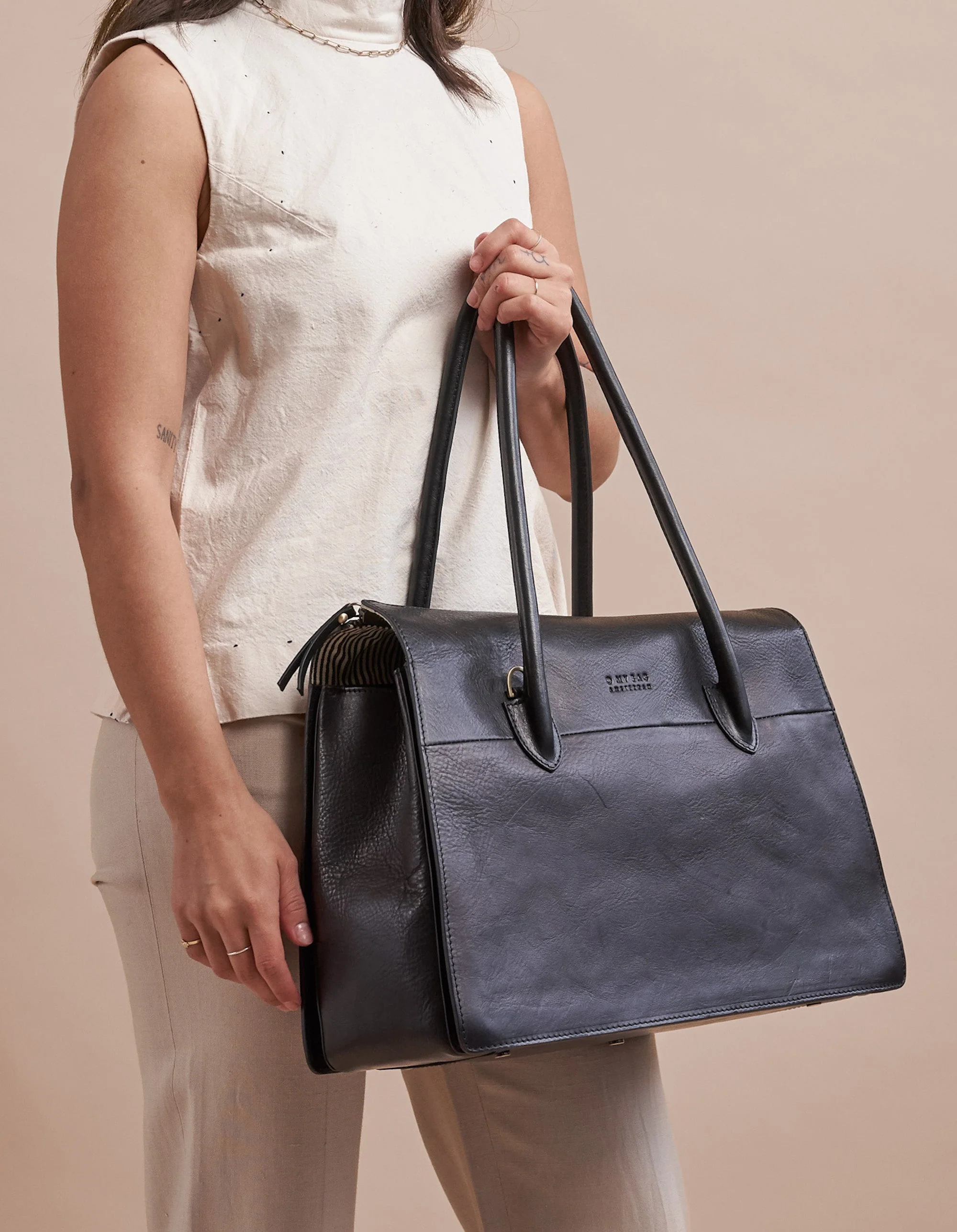 Kate Stromboli Leather Black