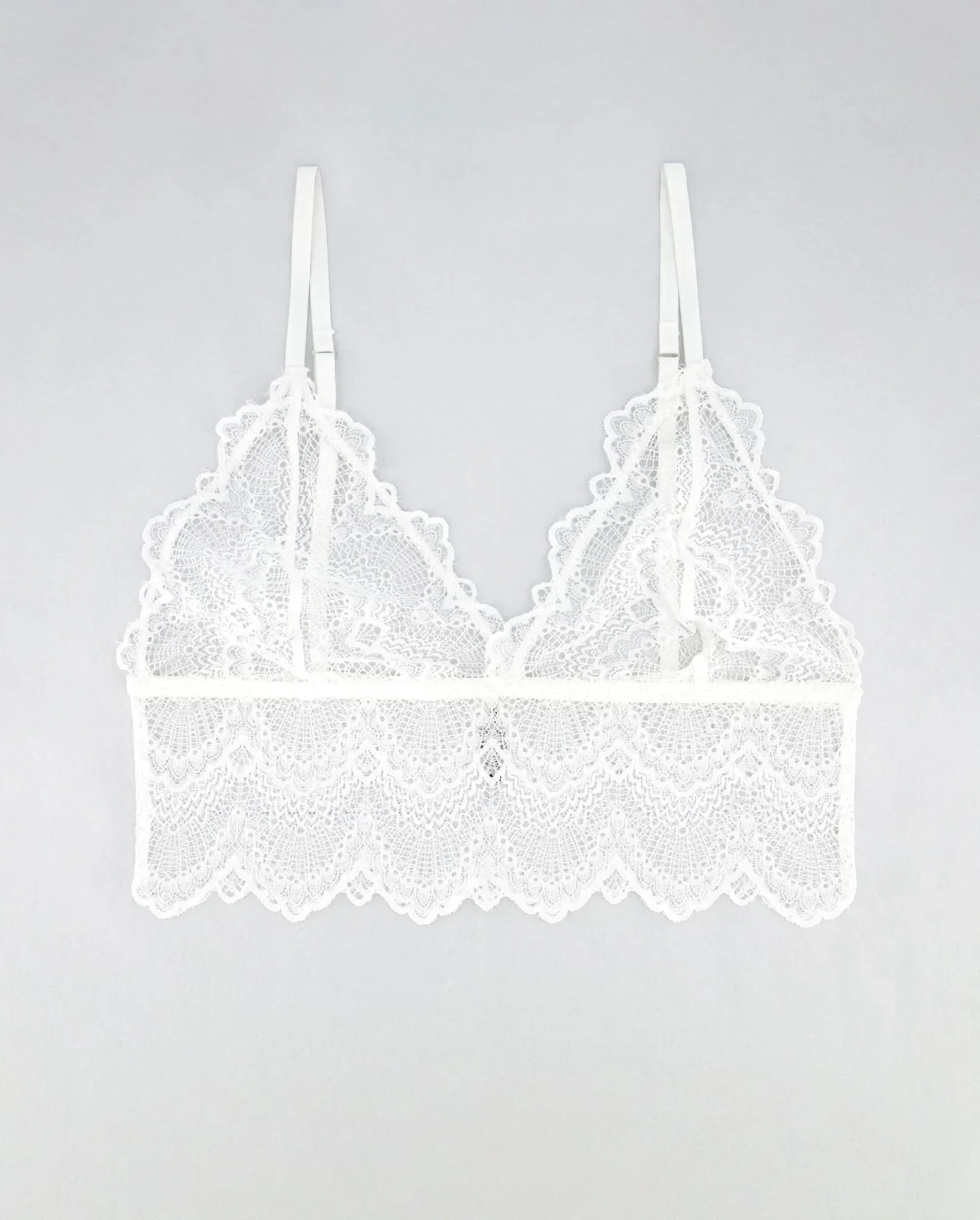 Lace Bralette Top Blanche White