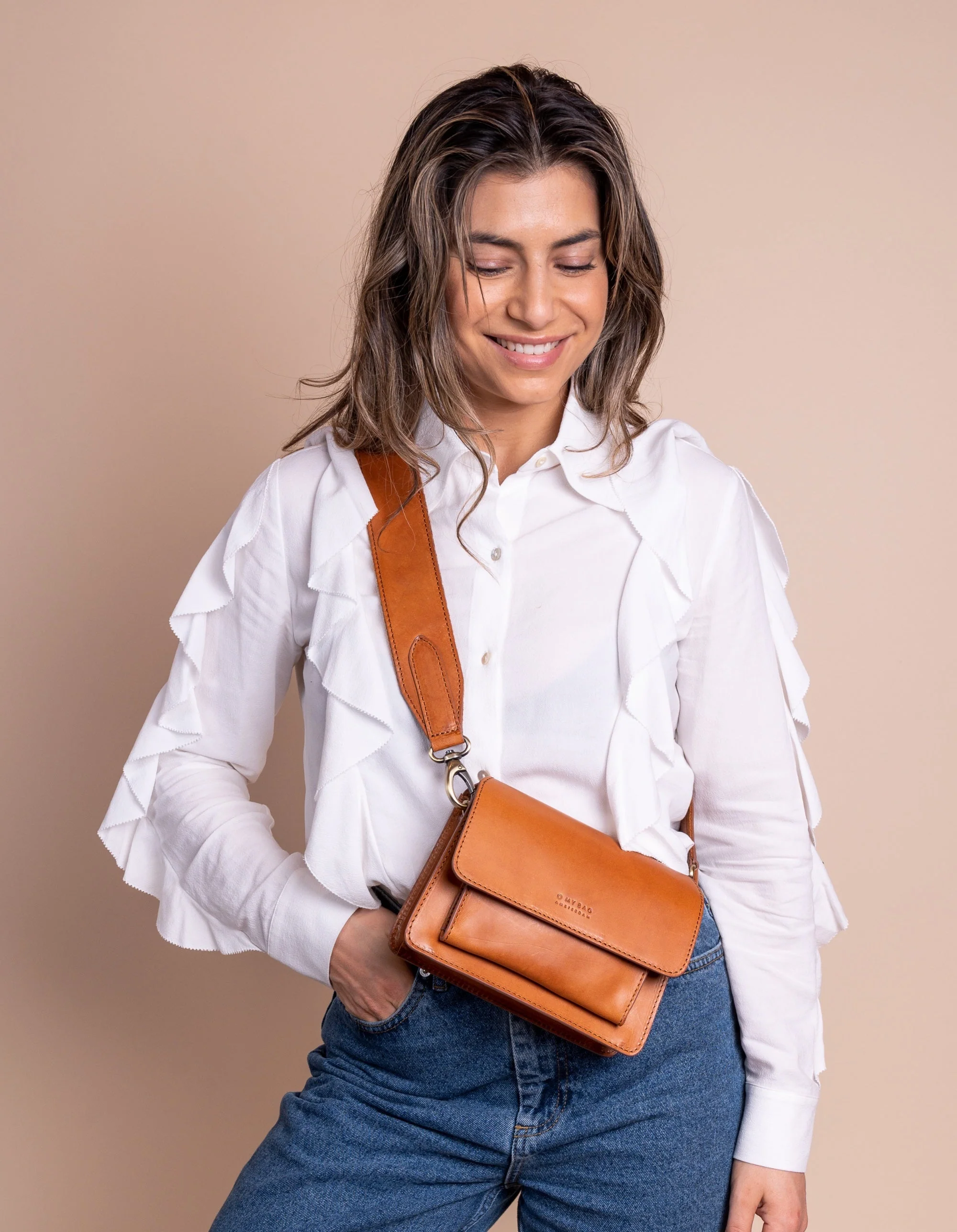 Harper Mini Cognac Classic Leather