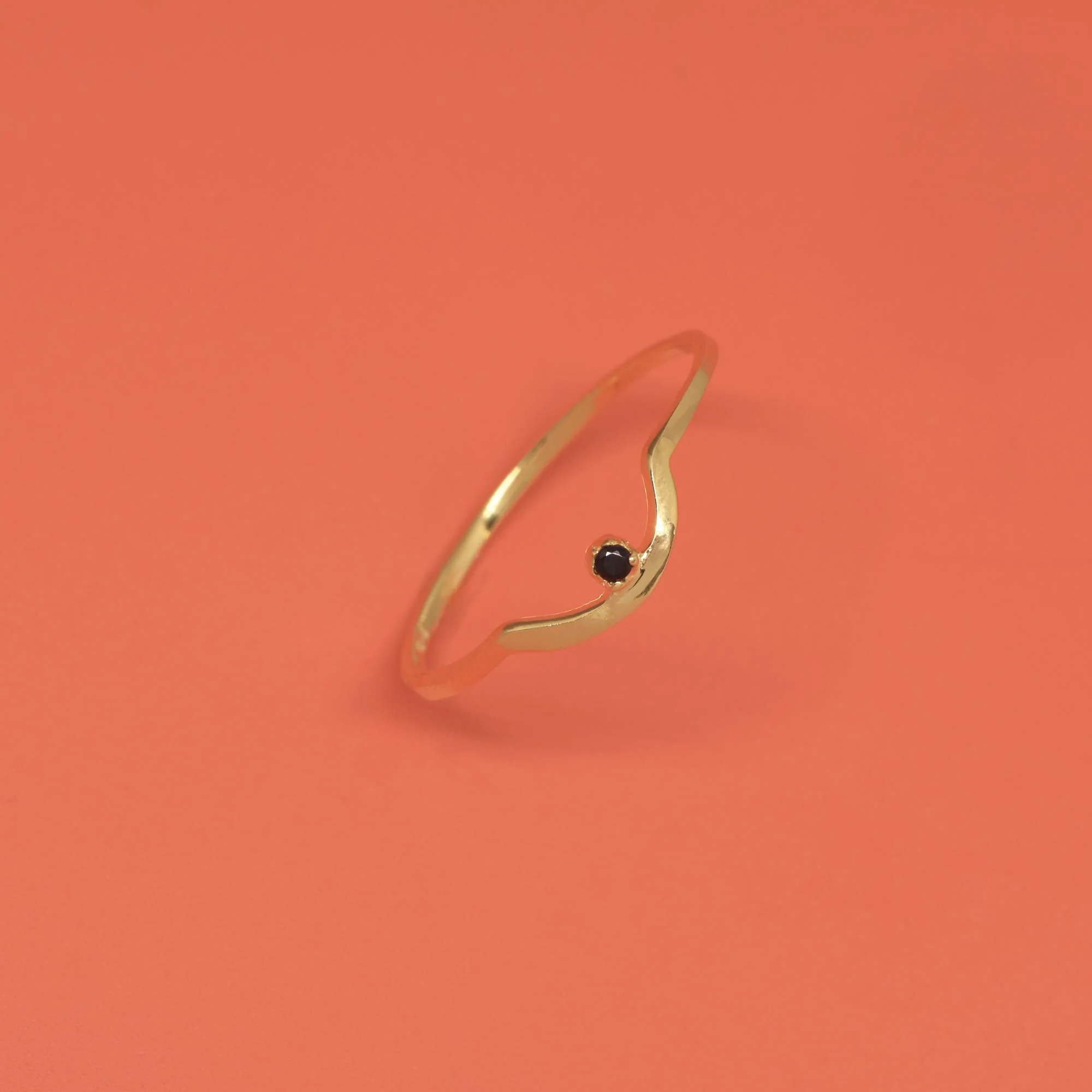 Curved Black Ring