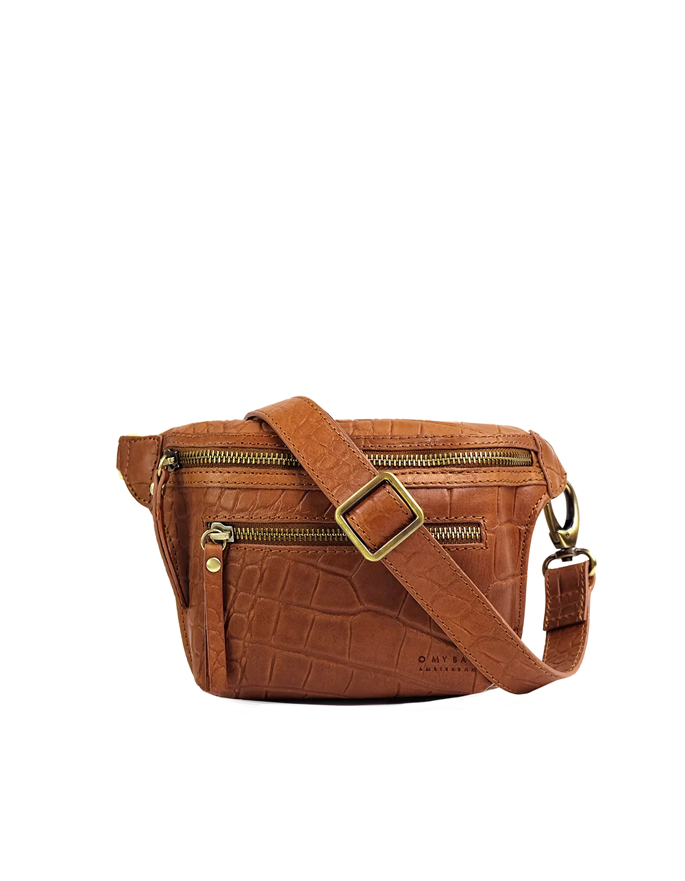 Beck's Bum Bag Wild Oak Soft Grain Croco
