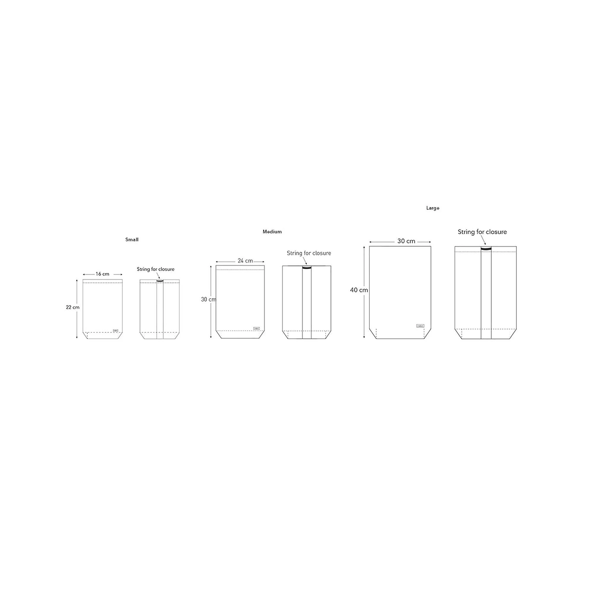 Food Bag Set Stone